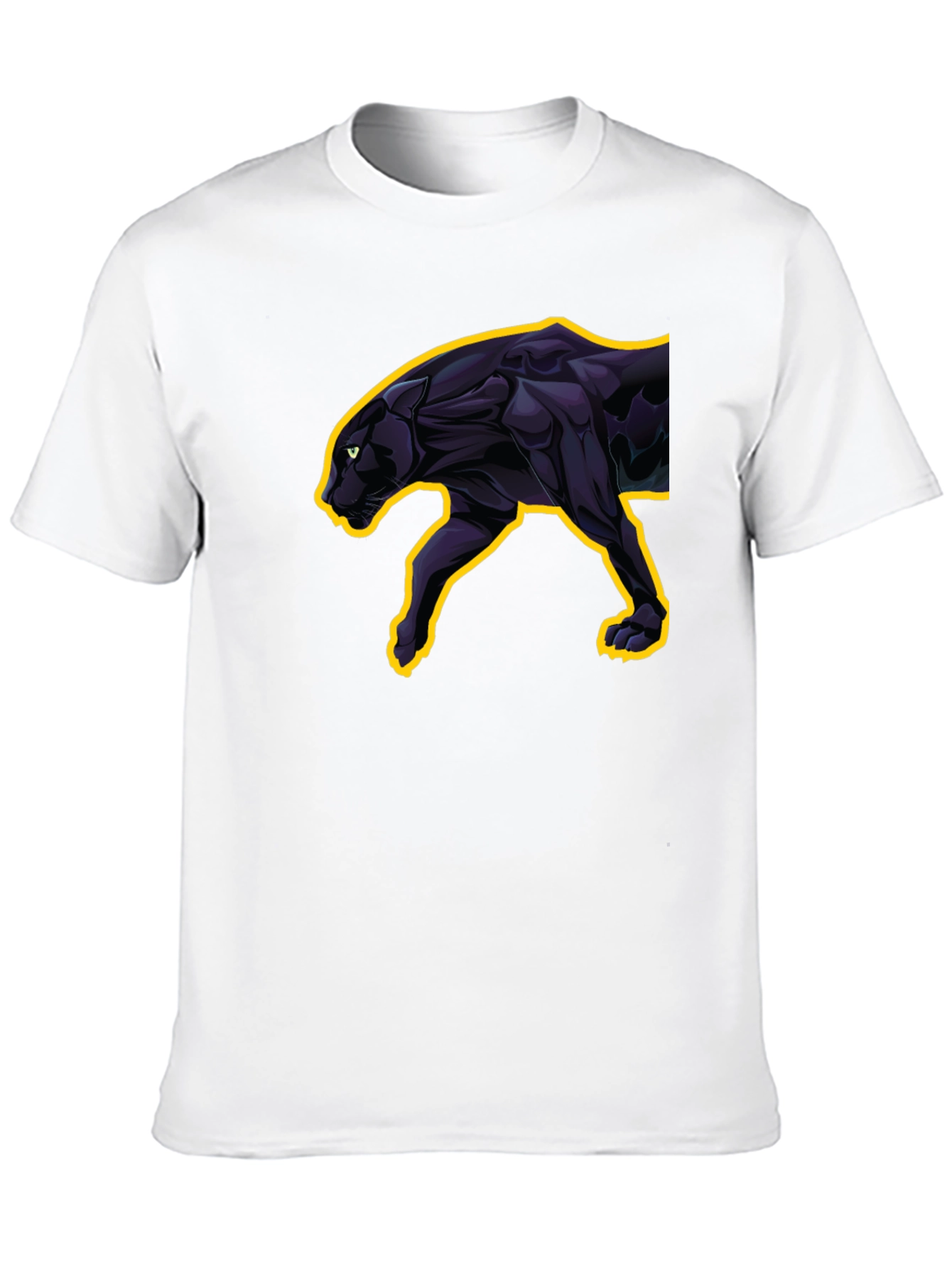 Black Black Panther Graphic Tee - Sleek & Stylish view 10
