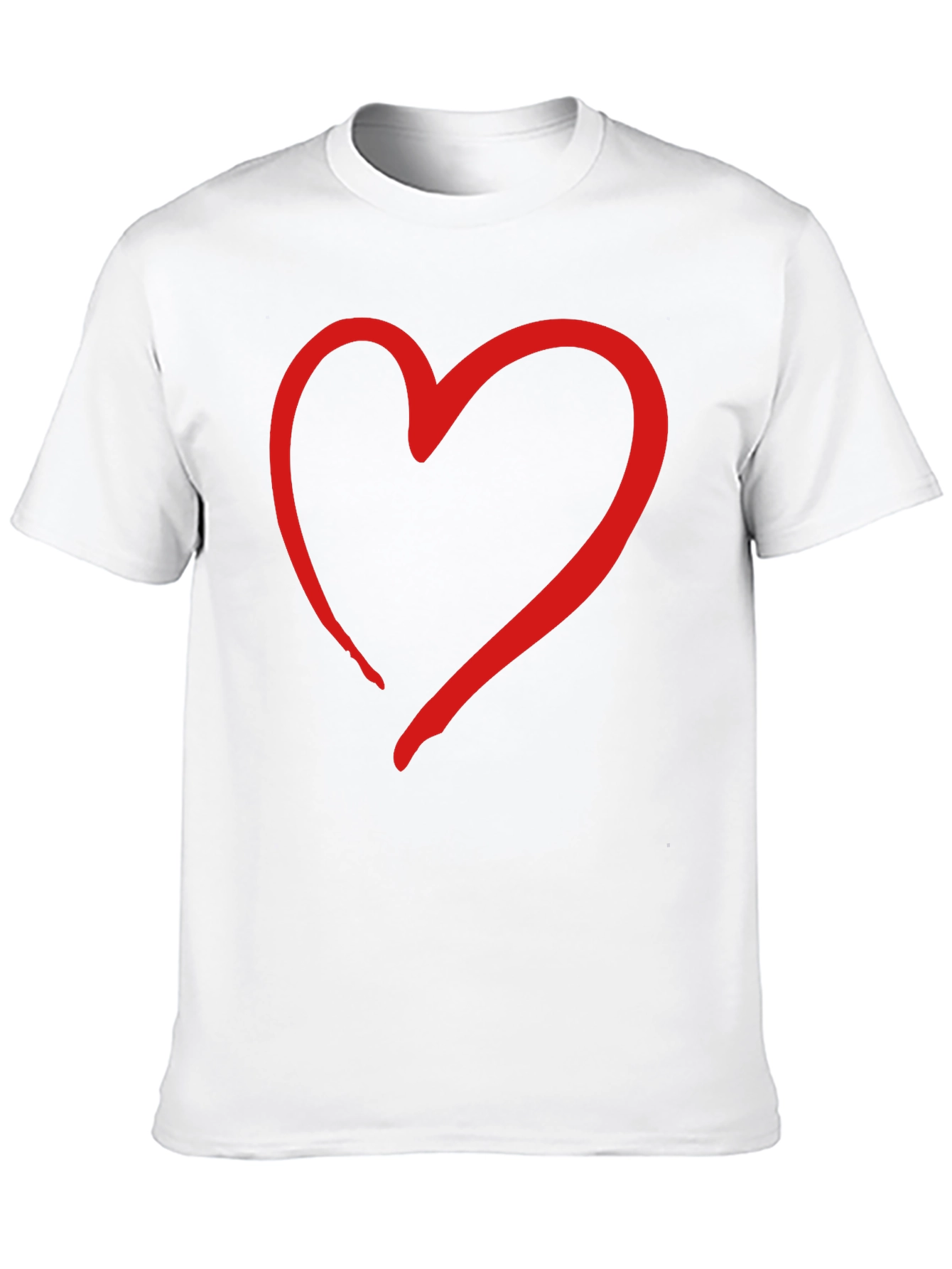 Black Heart Graphic Black T-Shirt | Stylish Casual Tee view 10