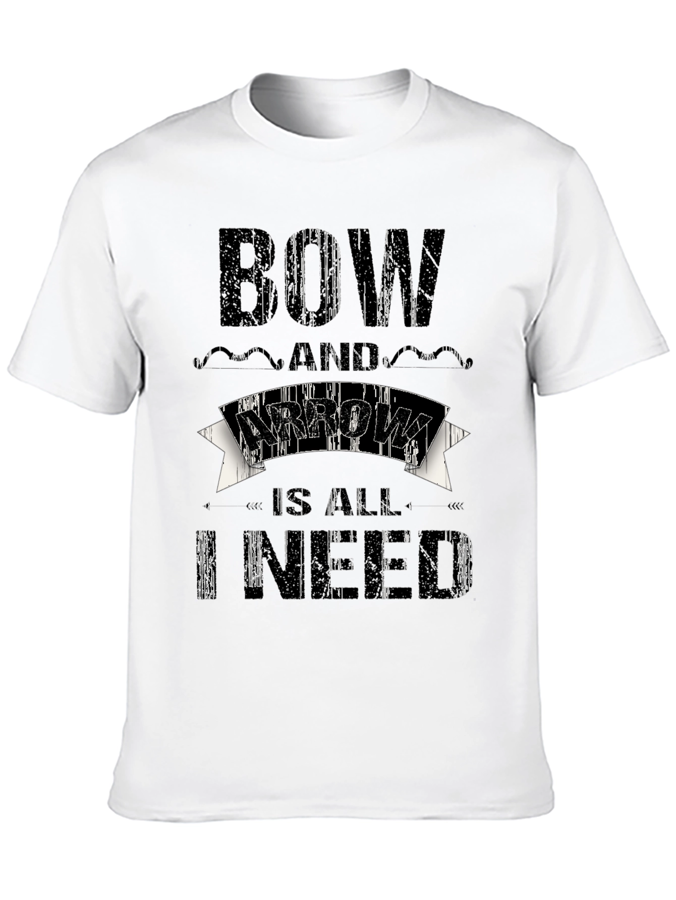 Black Bow and Arrow Graphic Tee - Archery T-Shirt view 10