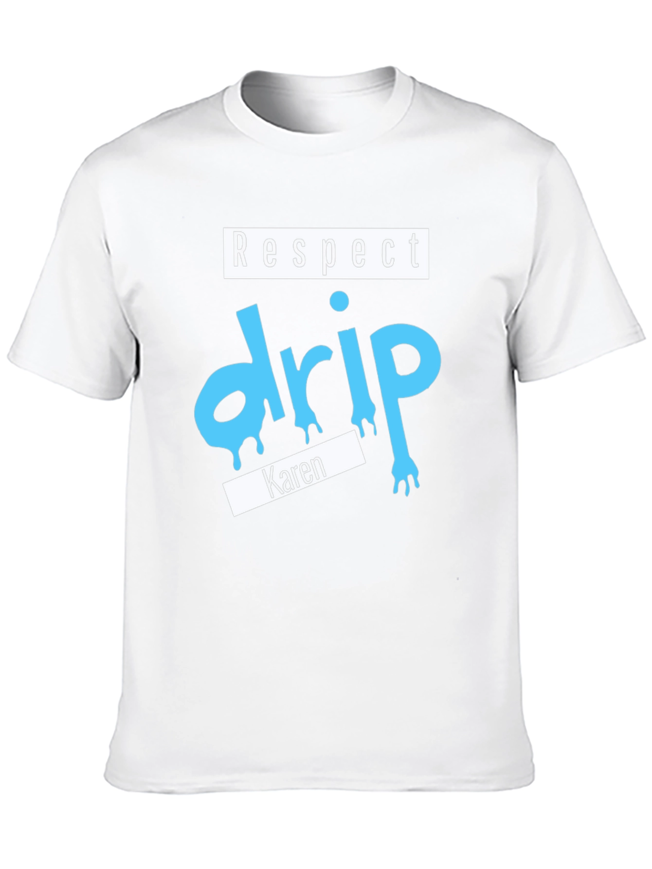 Black Respect Drip Karen Graphic T-Shirt view 10