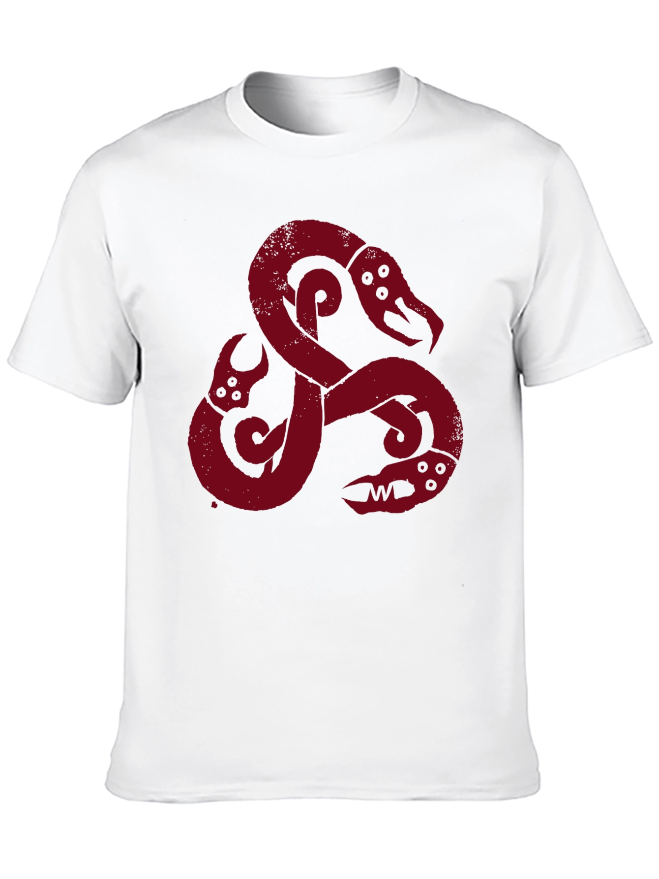 Black Viking Serpent Graphic Tee - Men's Black T-Shirt view 10