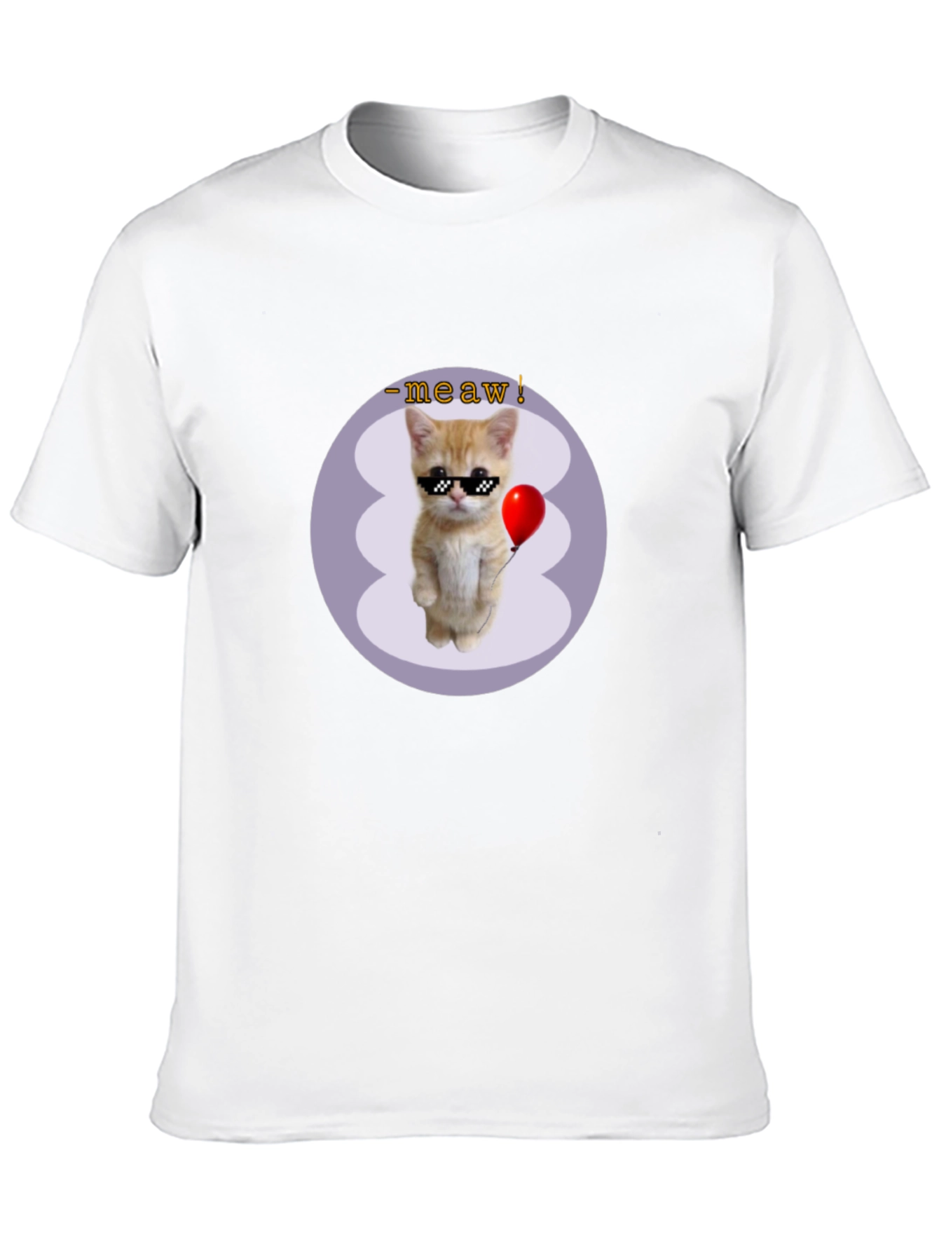 Black Cool Cat T-Shirt - Meaw! view 10