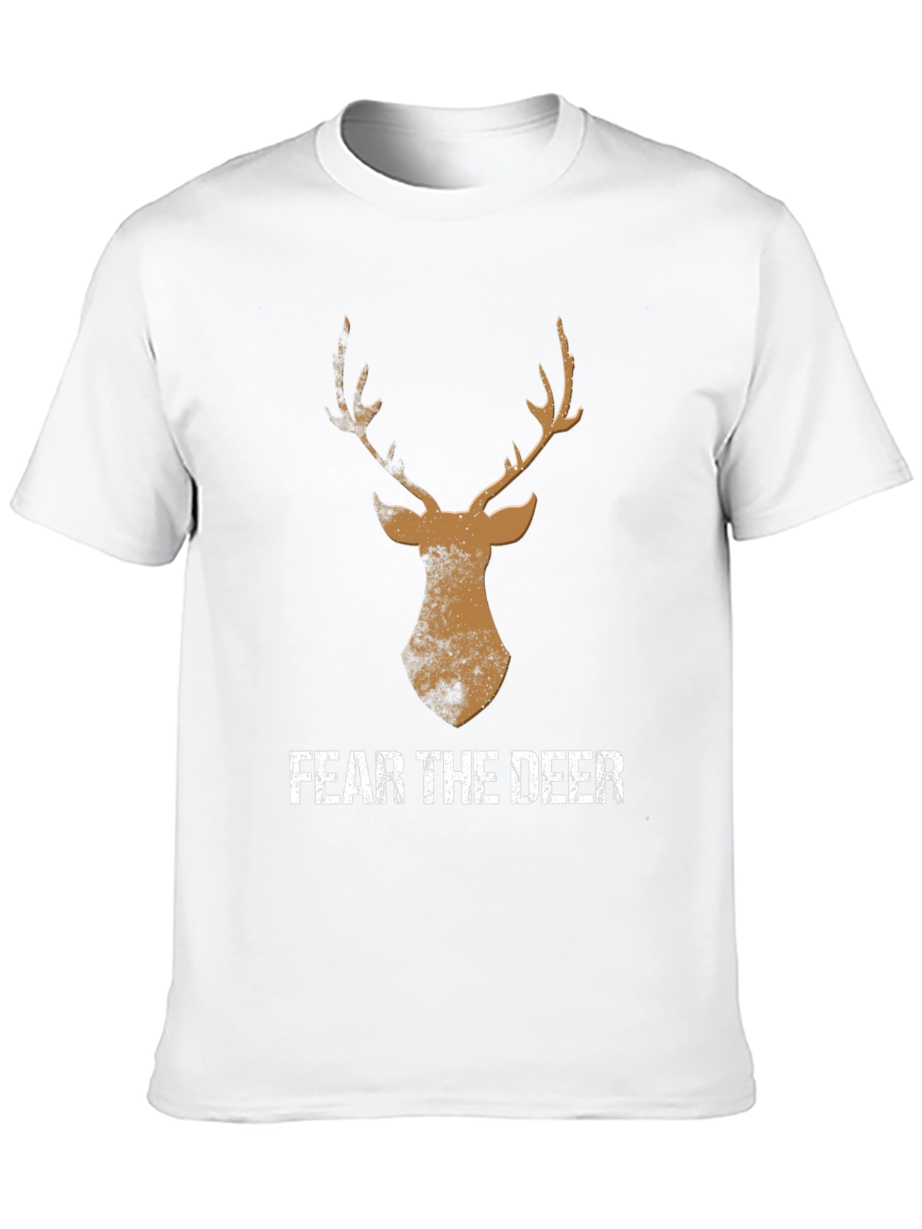 Black Fear the Deer Graphic Tee - Men's Black T-Shirt view 10