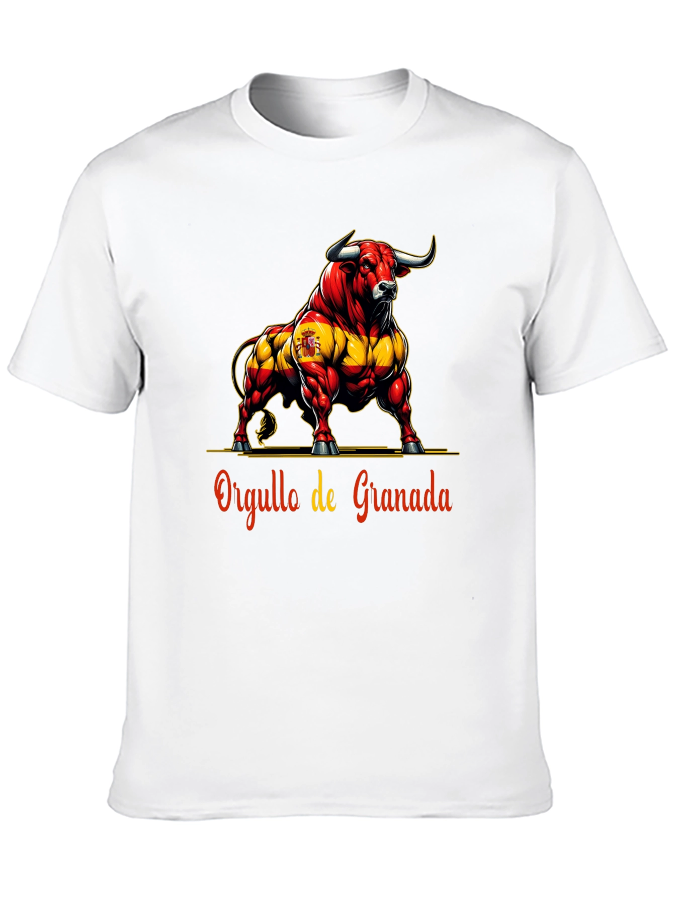 Black Granada Pride Bull Graphic Tee - Bold Spanish Style view 10