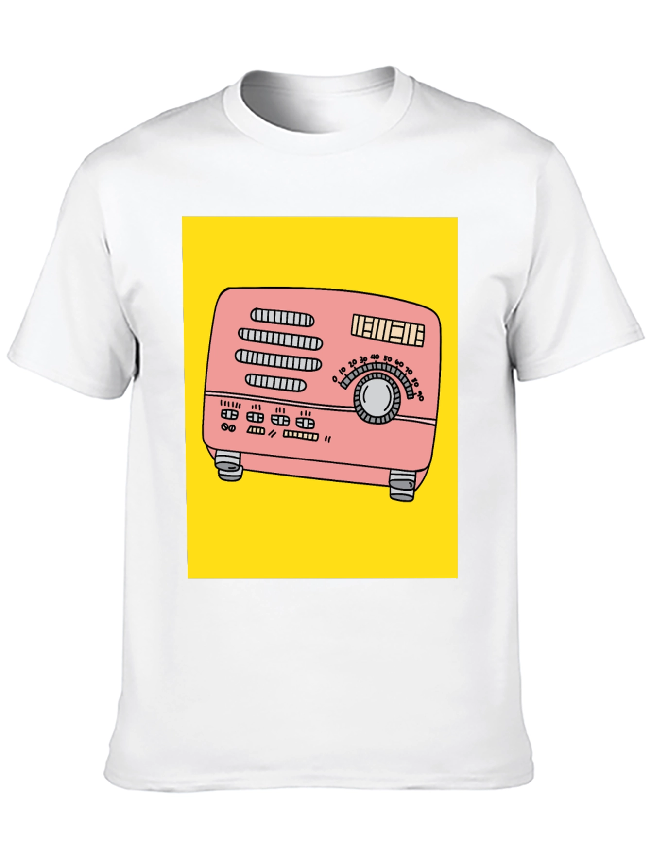 Retro Radio Graphic T-Shirt - 10