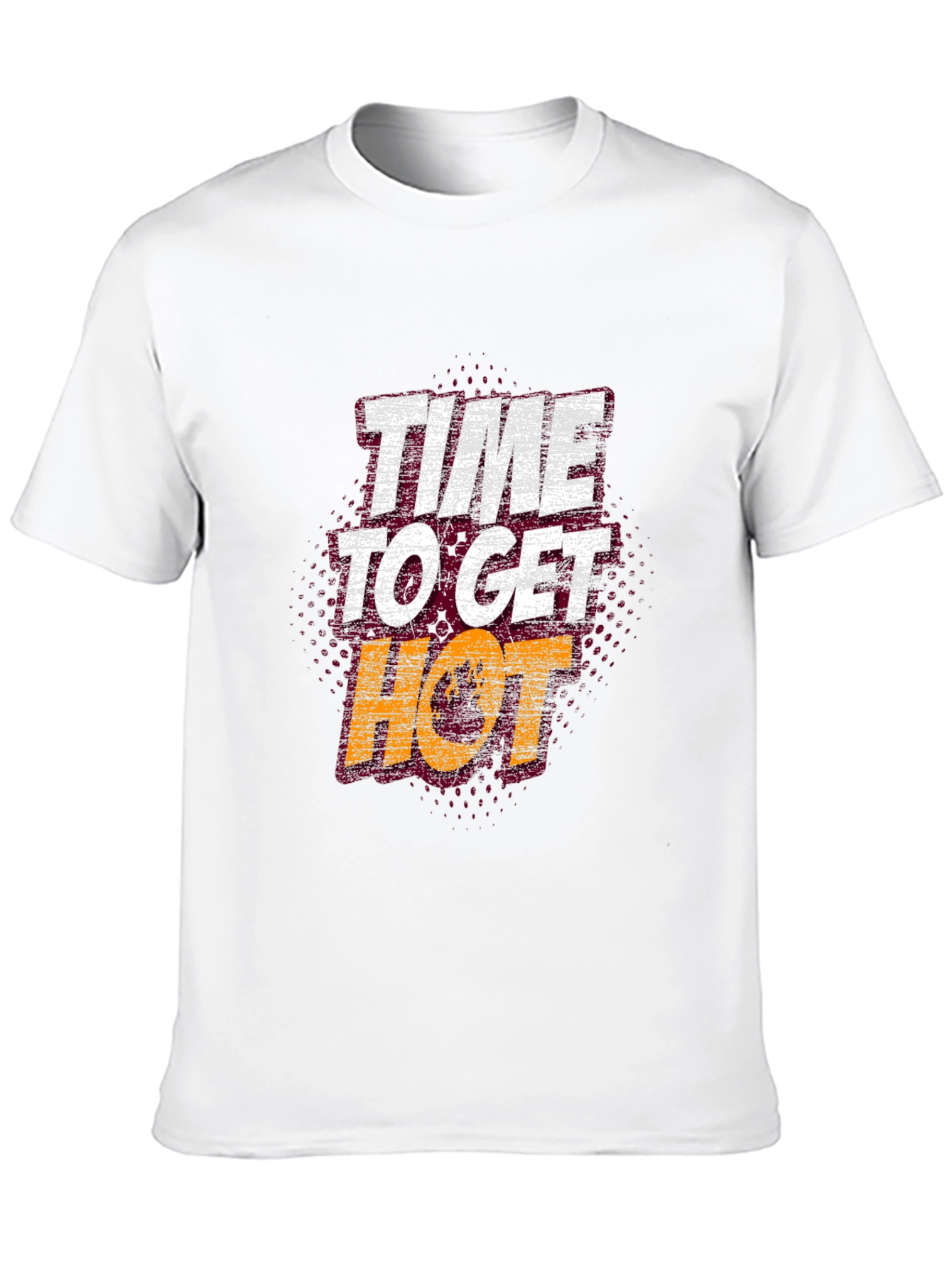 Black Time to Get Hot Graphic Tee view 10