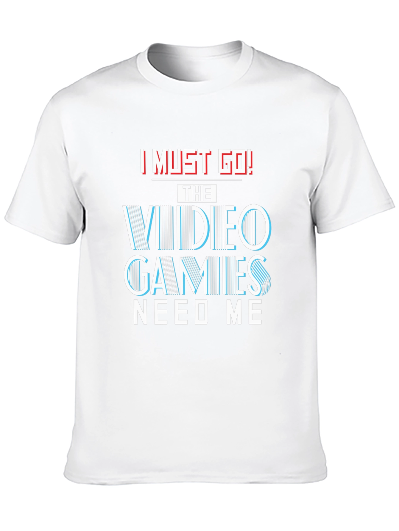 Black I Must Go! Video Games T-Shirt - Gamer Tee view 10