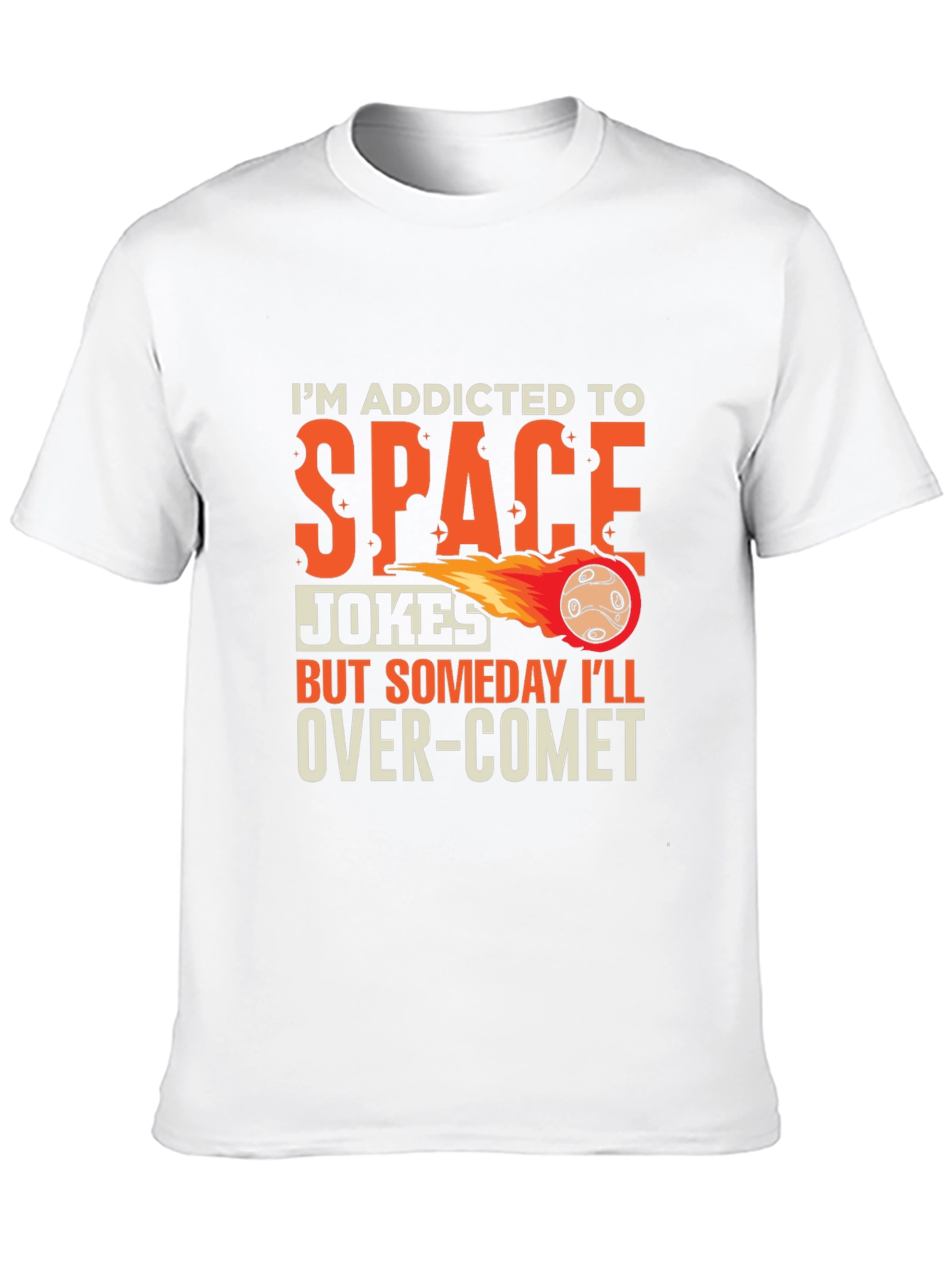 Black Addicted To Space Jokes T-Shirt view 10