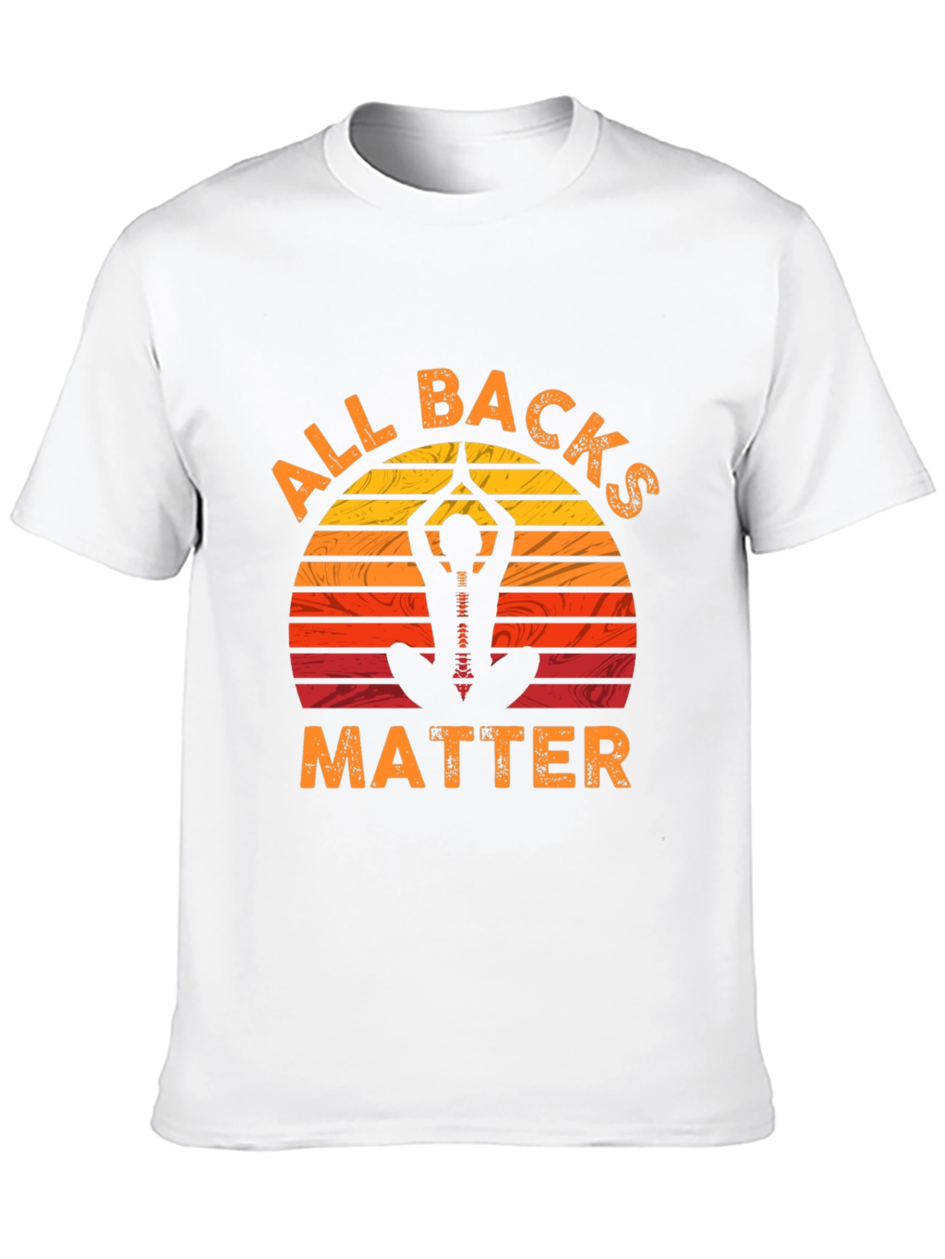 Black All Backs Matter Yoga T-Shirt view 10