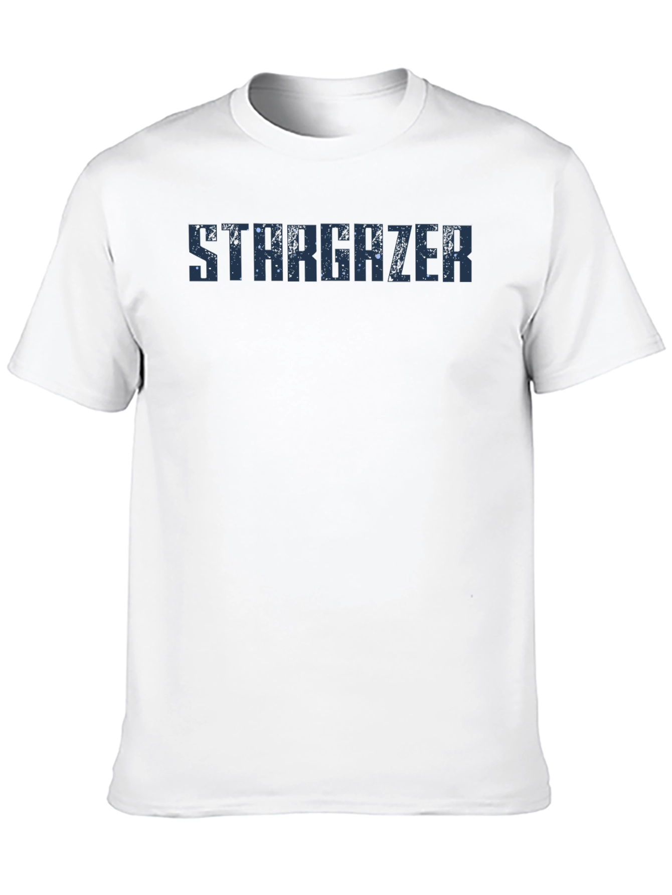 Black Stargazer Graphic Tee - Black Cotton Blend view 10