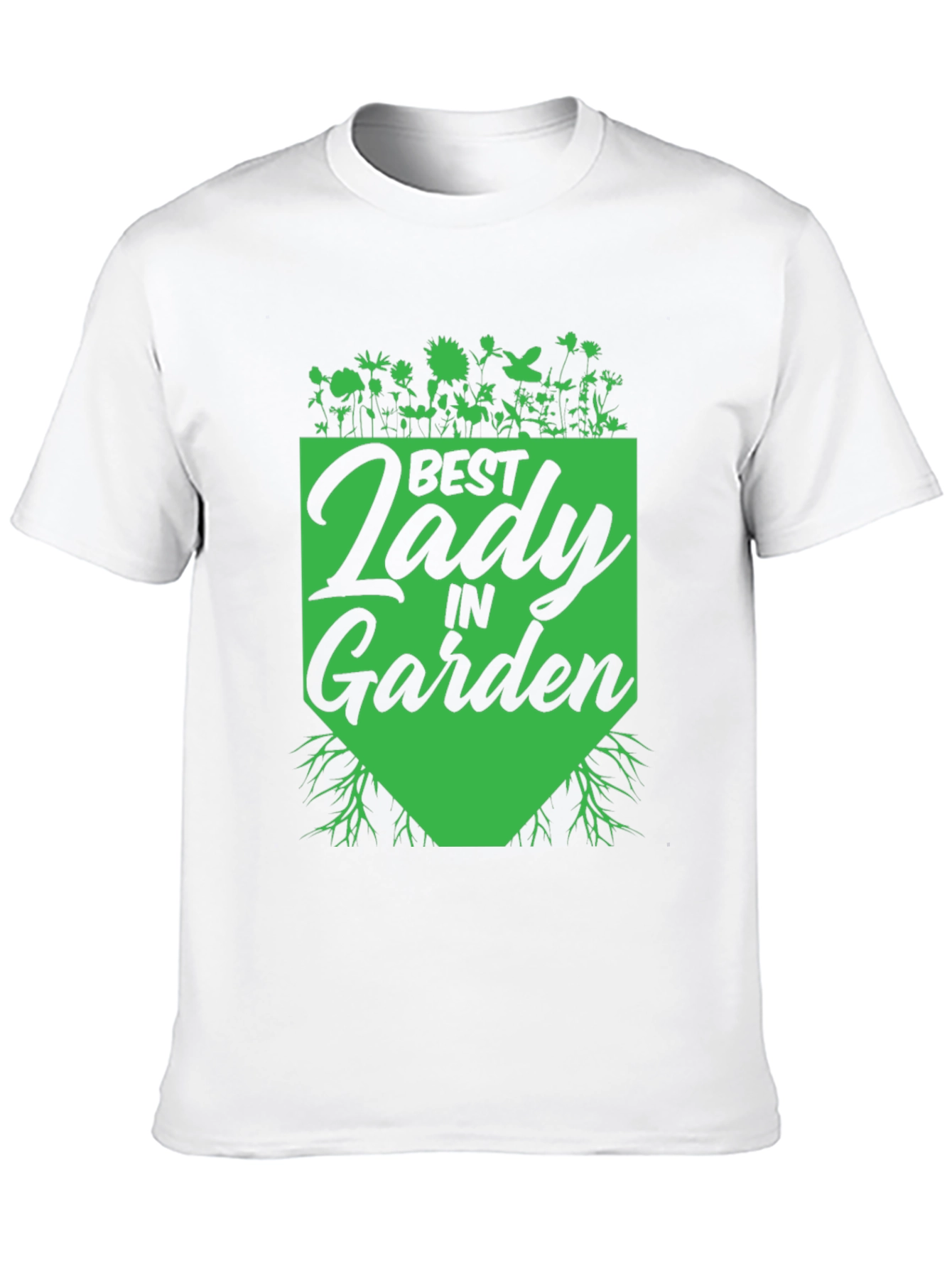 Black Best Lady in Garden T-Shirt - Gardener Gift view 10