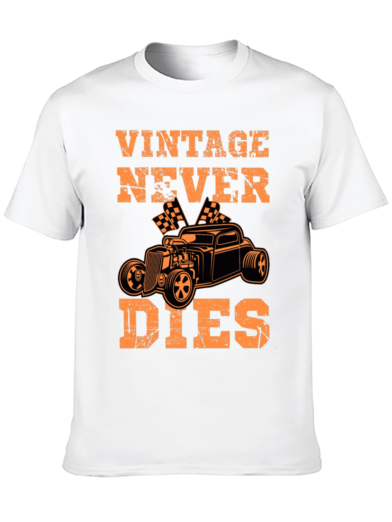 Black Vintage Never Dies Graphic Tee view 10