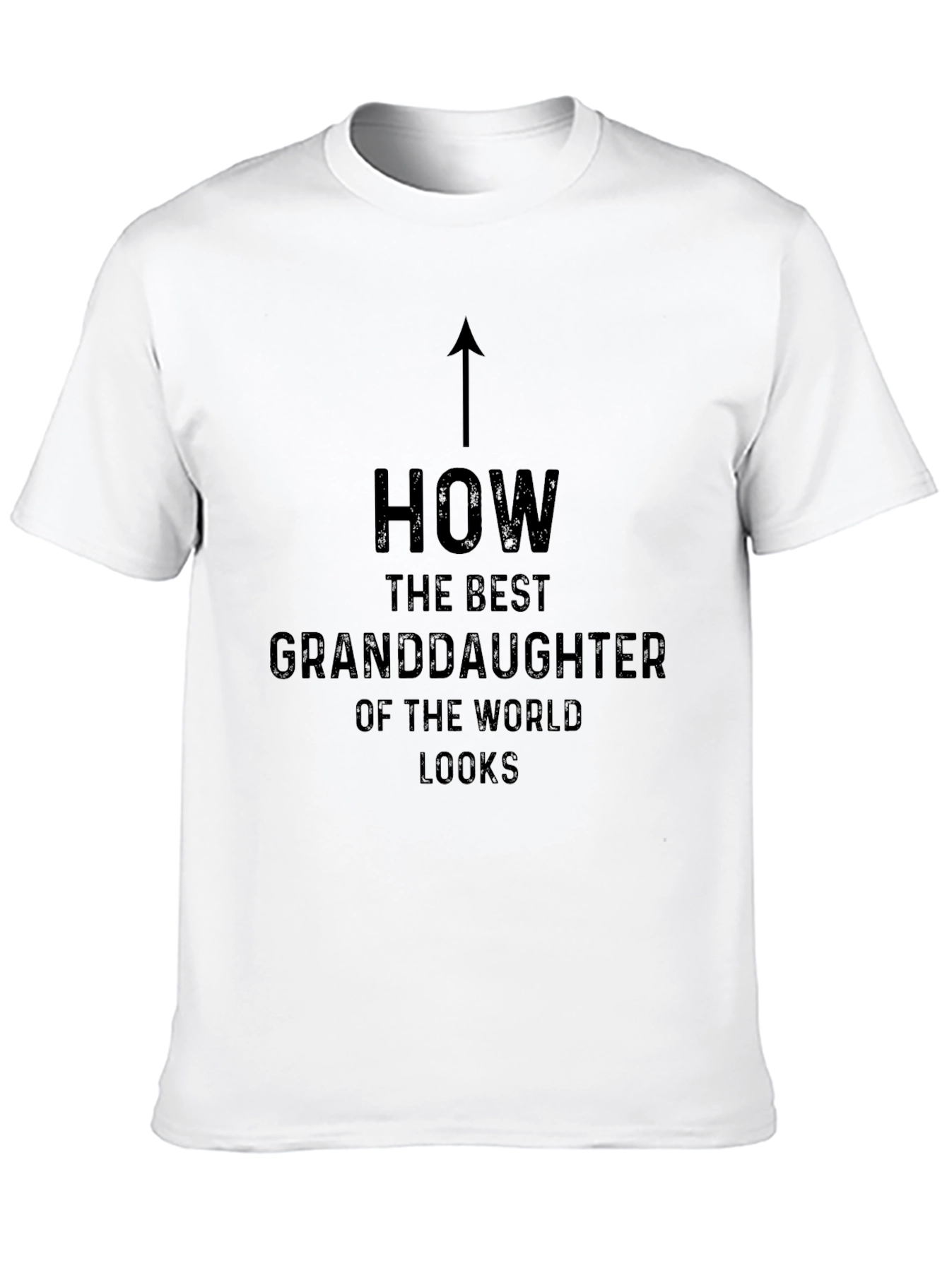 Black Best Granddaughter T-Shirt - Novelty Graphic Tee view 10