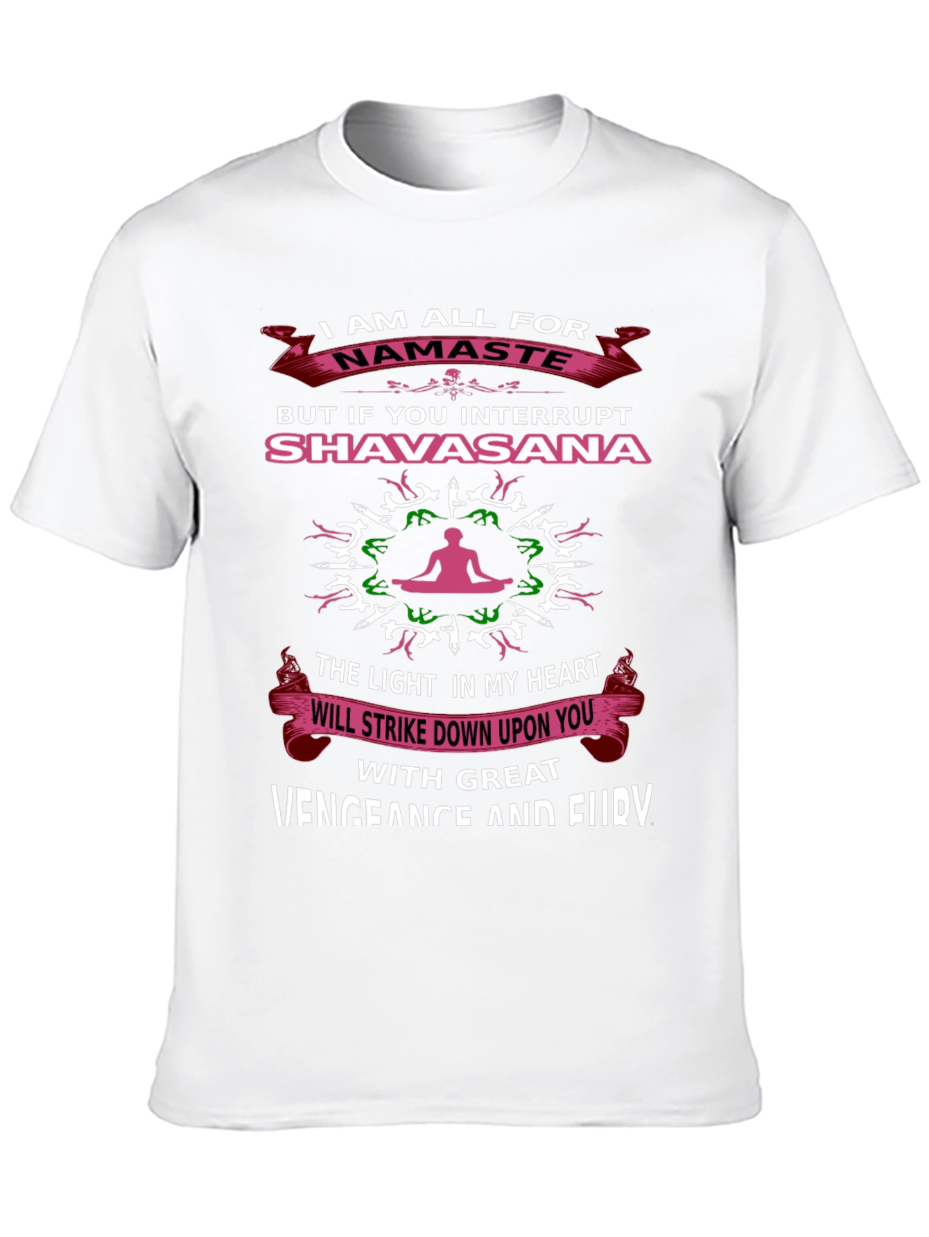 Black Namaste Shavasana Graphic T-Shirt view 10