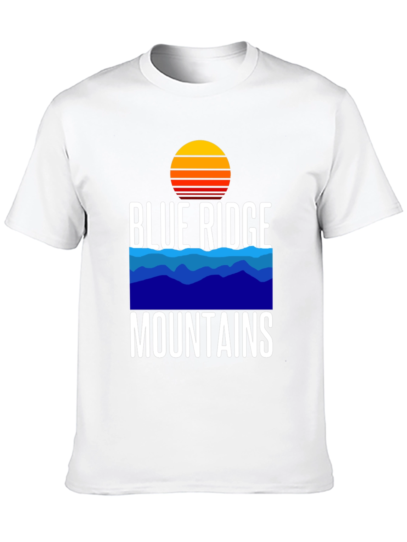 Black Blue Ridge Mountains Graphic Tee view 10