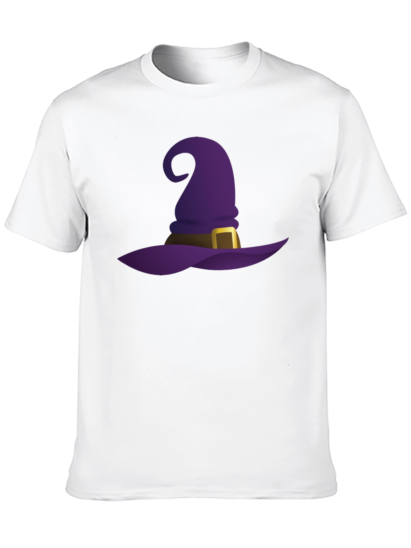 Black Halloween Witch Hat Graphic Tee - Spooky Style view 10