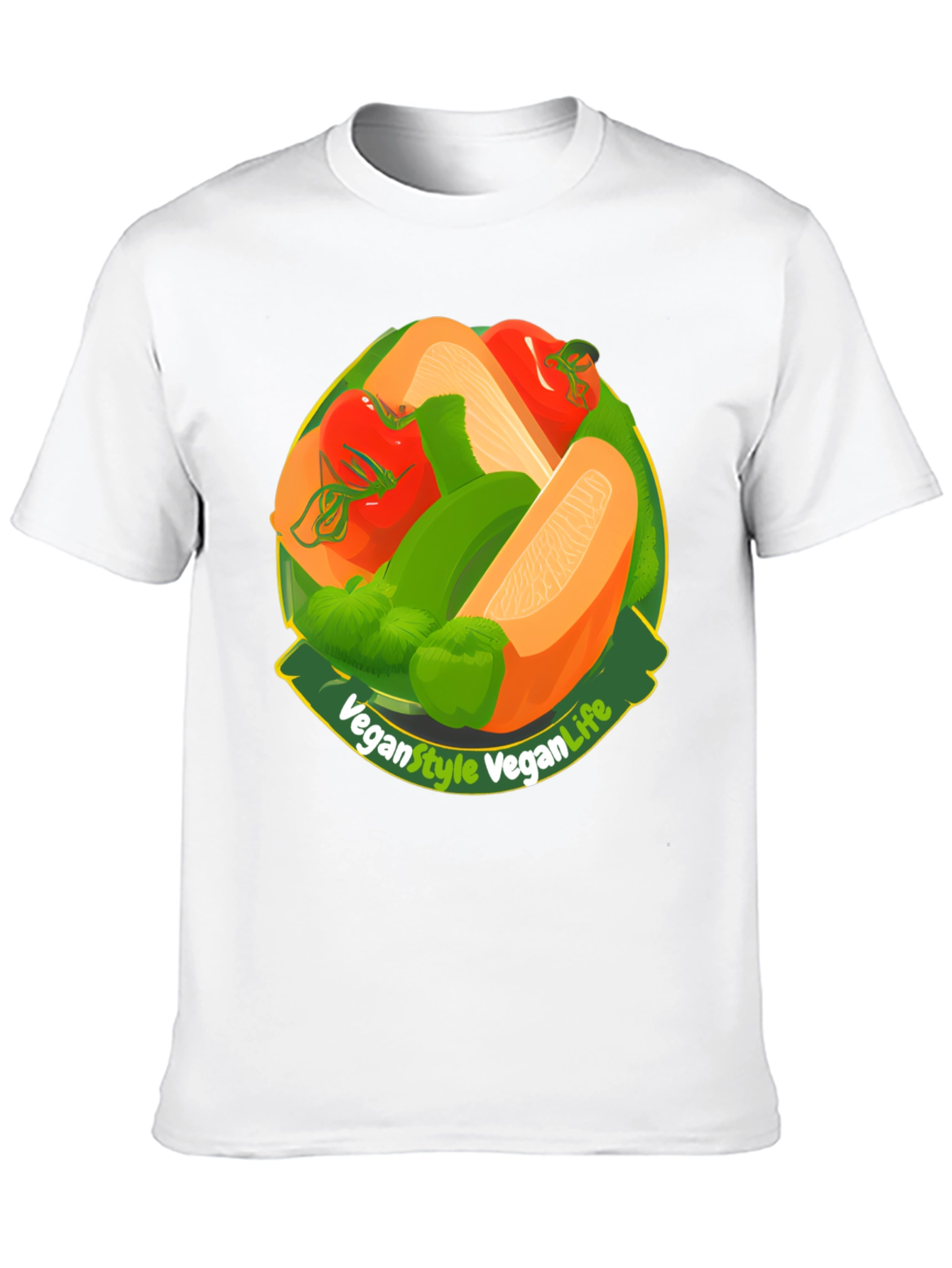 Black Vegan Style Vegan Life T-Shirt view 10