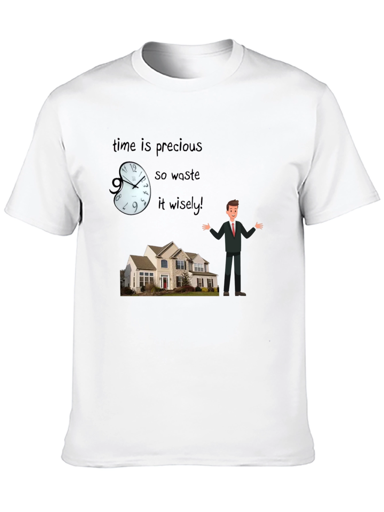 Black Time is Precious T-Shirt view 10