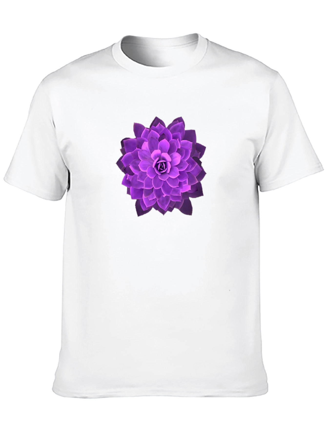 Black Purple Lotus Graphic Tee - Soft & Stylish view 10