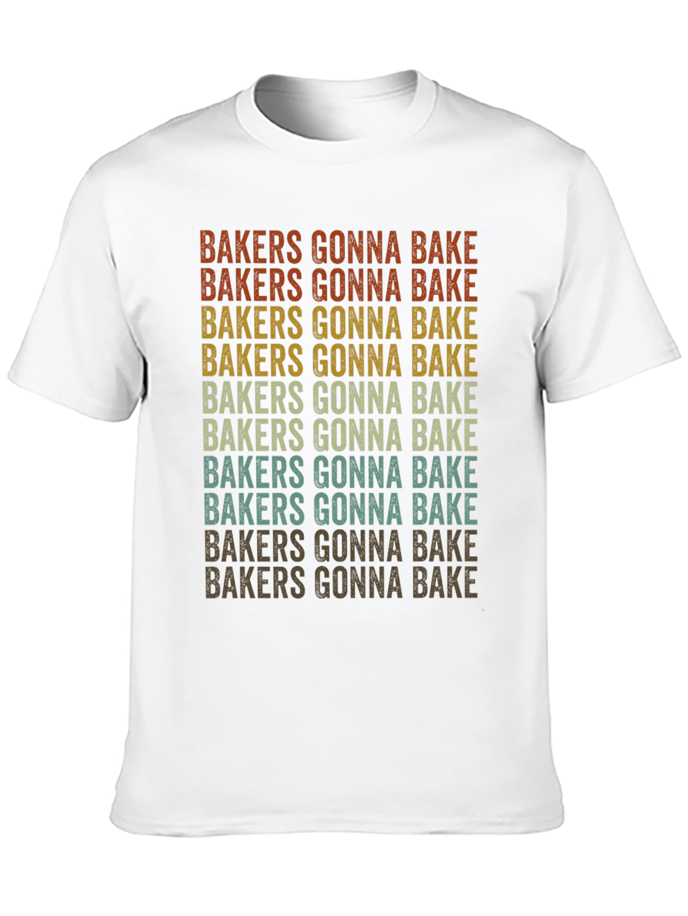 Black Bakers Gonna Bake Retro Graphic Tee view 10