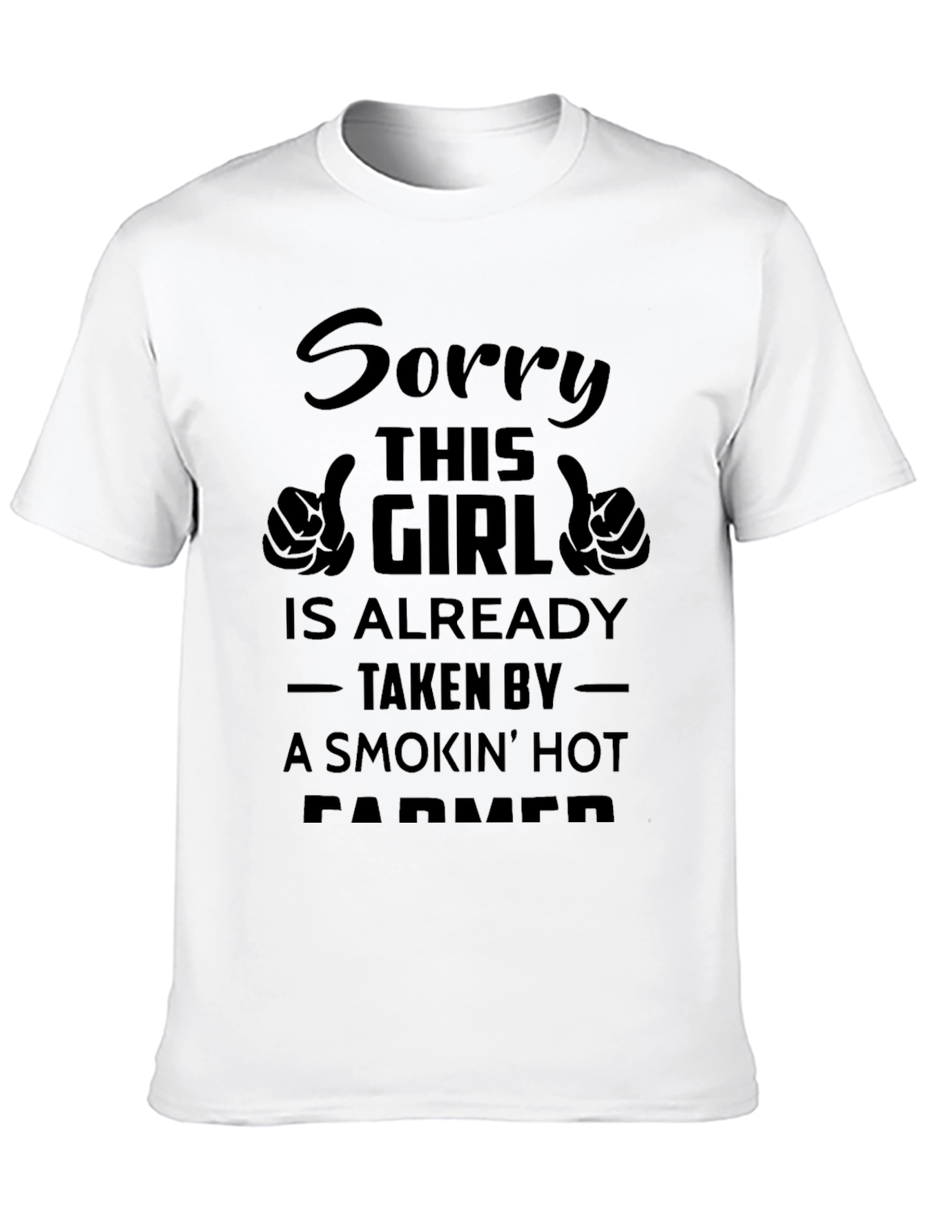 Black Smokin' Hot Farmer Graphic T-Shirt view 10