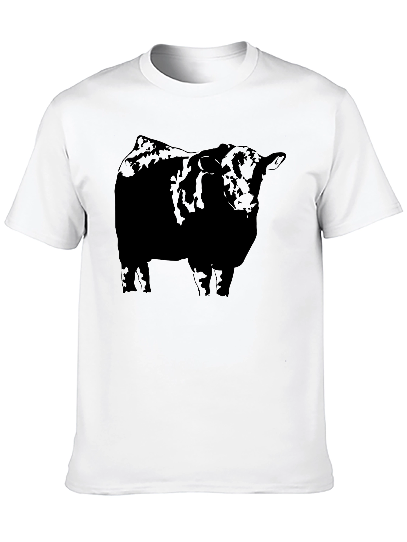 Black Black Angus Bull T-Shirt - Bold Graphic Tee view 10