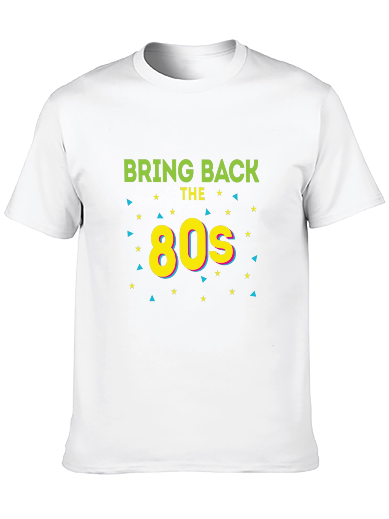 Black Retro 80s Graphic T-Shirt - Bring Back the 80s Tee view 10