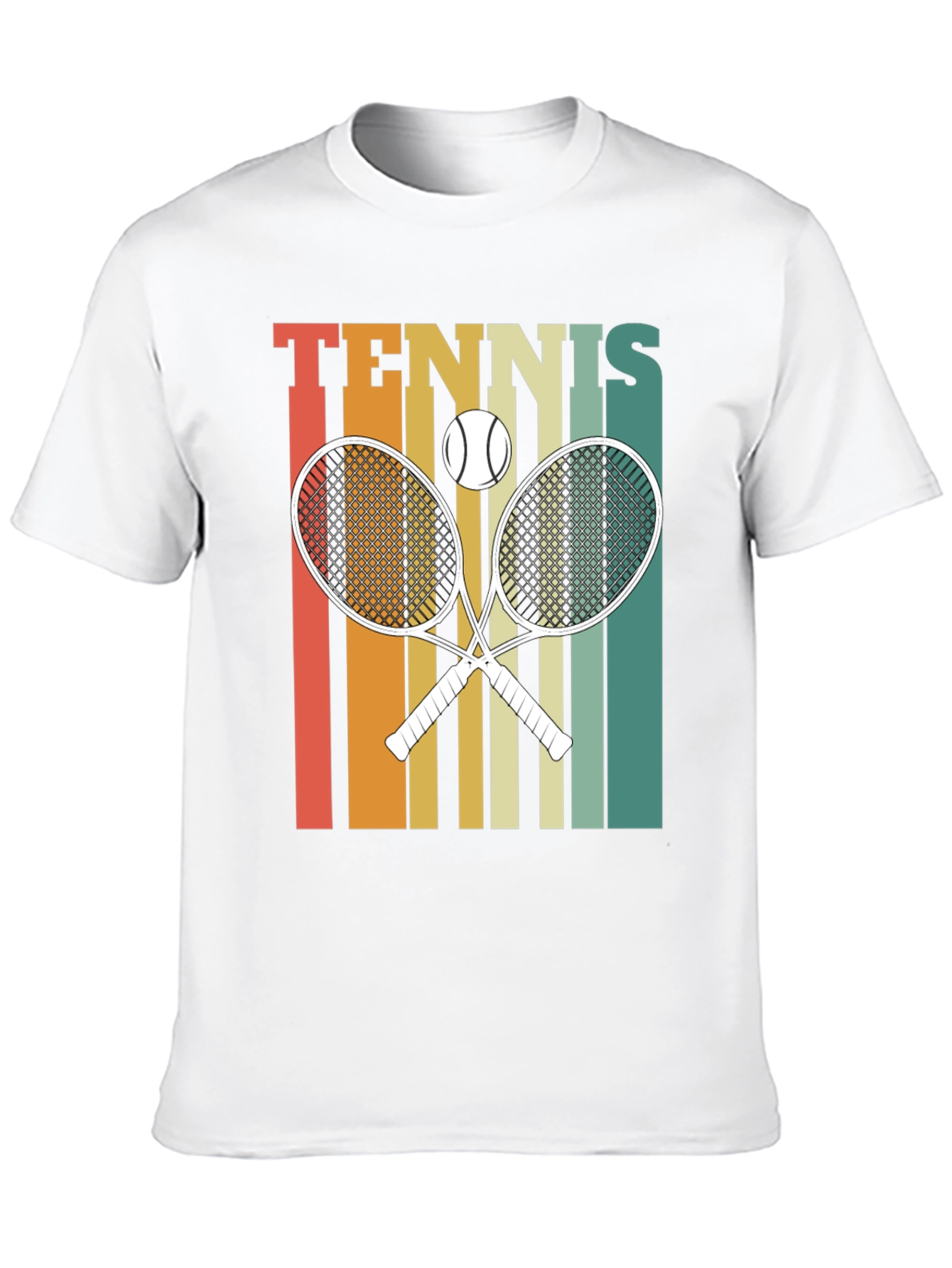 Retro Tennis Graphic T-Shirt - 10