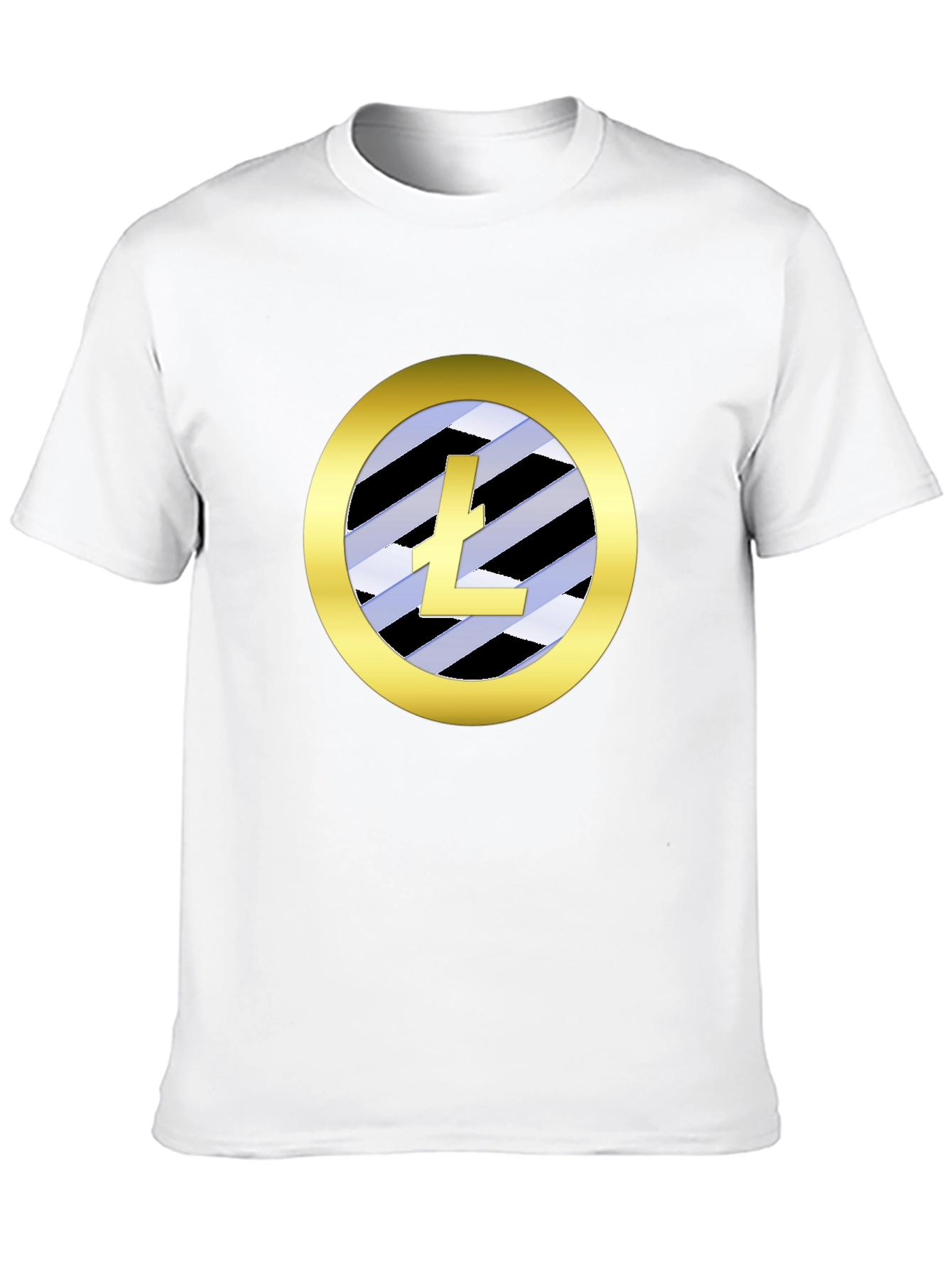 Black Litecoin Crypto Black T-Shirt - Stylish Graphic Tee for Cryptocurrency Fans view 10