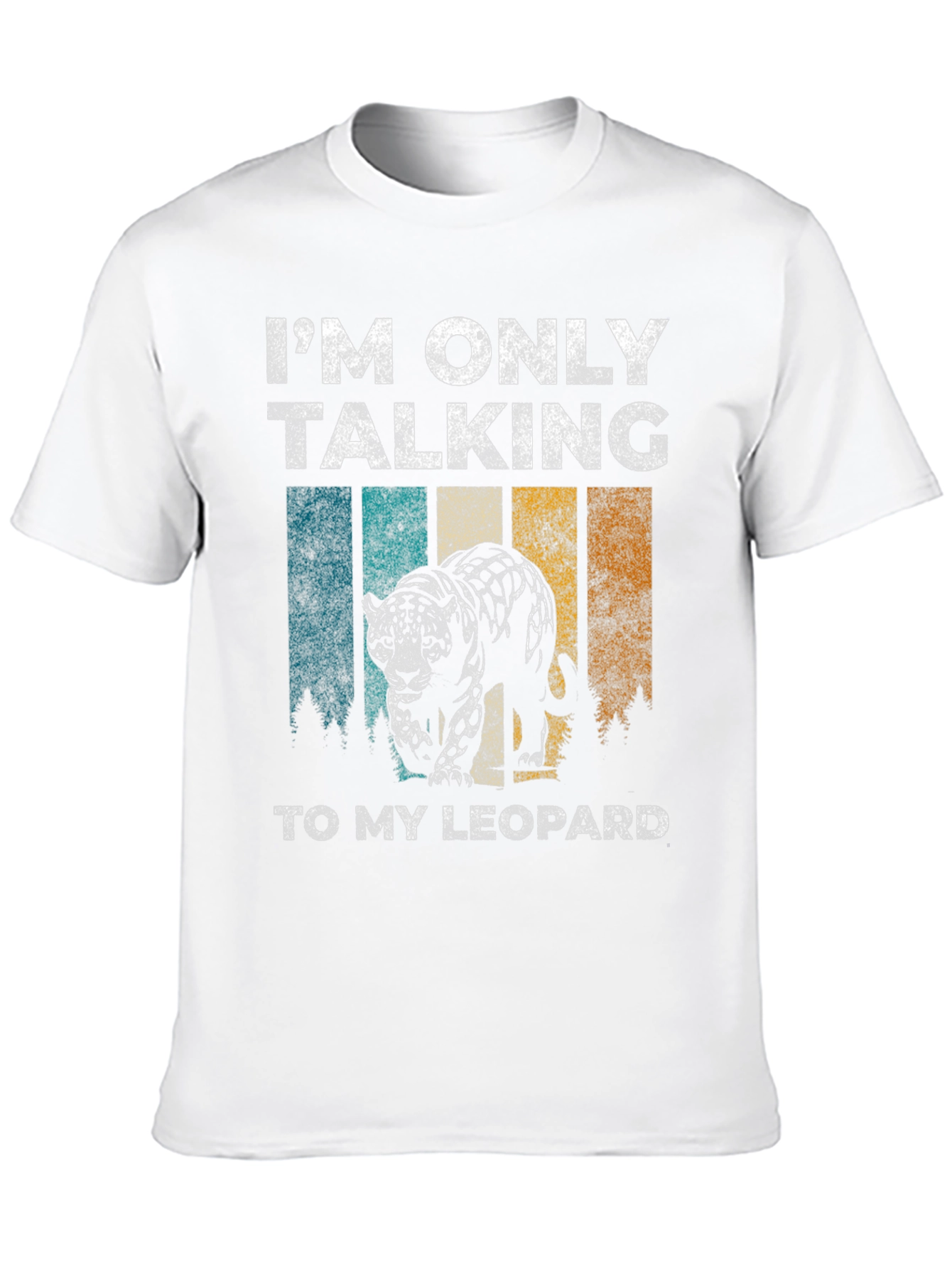 Black Leopard Graphic T-Shirt - Only Talking to My Leopard view 10