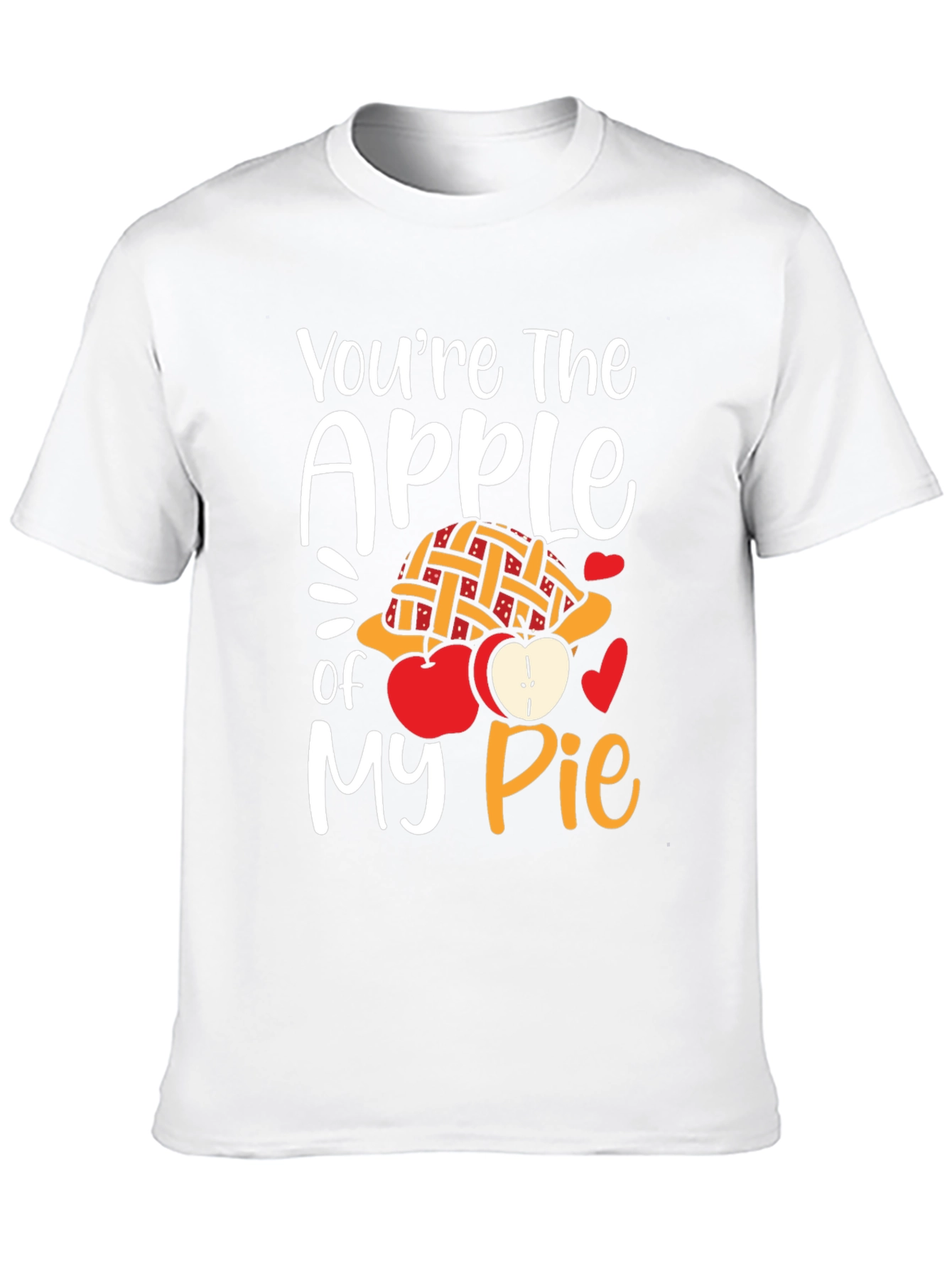 Black You're the Apple of My Pie Graphic T-Shirt view 10
