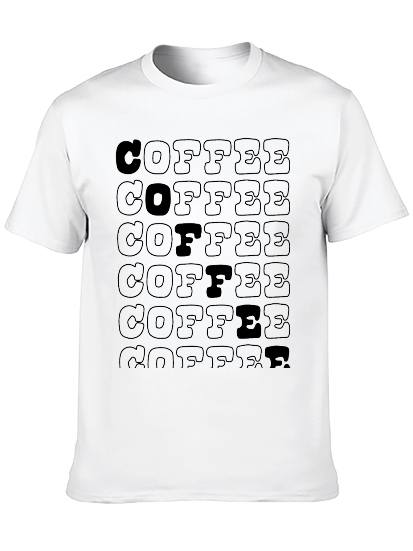 Black Coffee Lover T-Shirt - Retro Design view 10