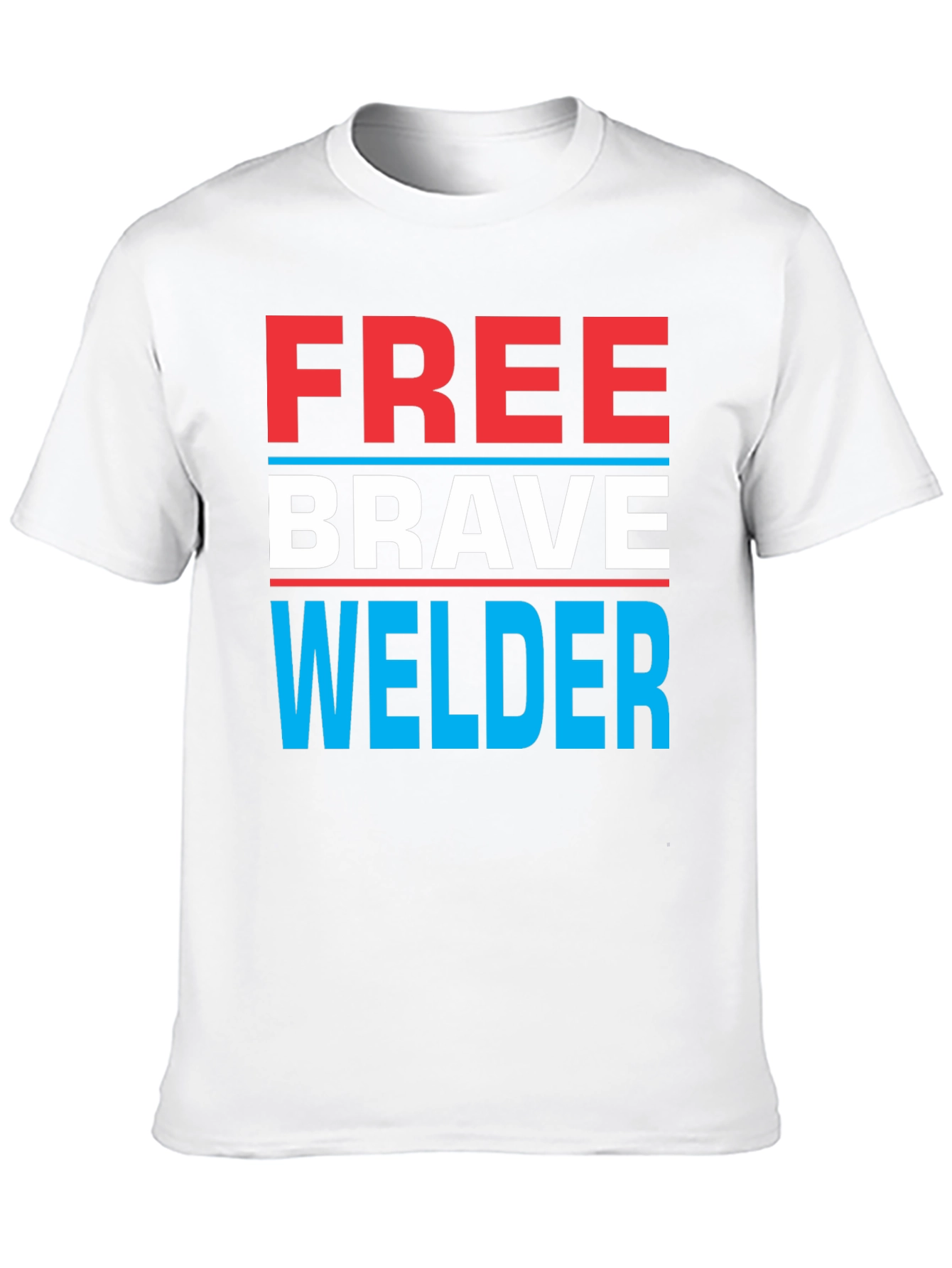 Black Free Brave Welder Graphic Tee - Black view 10