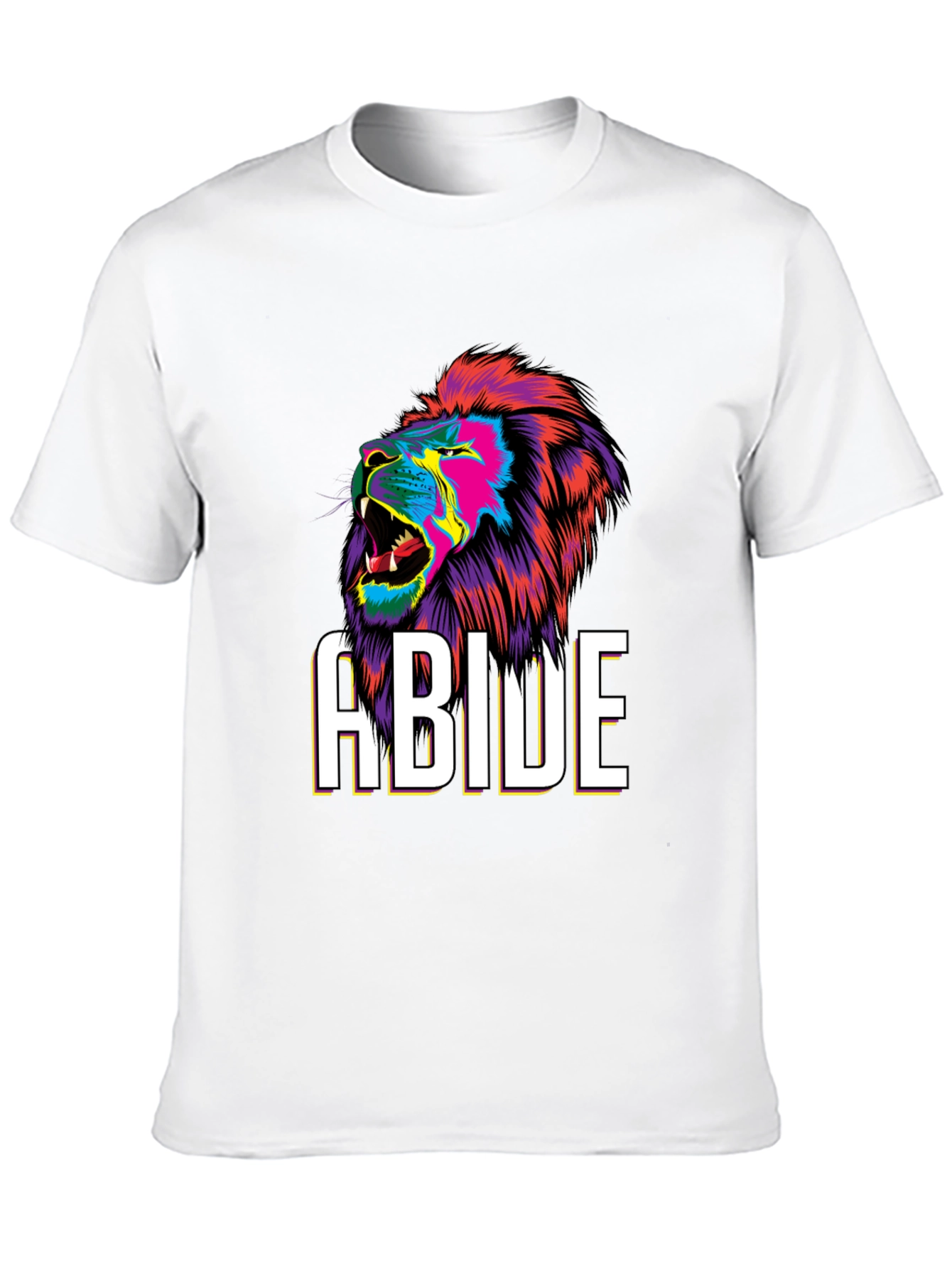 Black Abide Lion Graphic Tee - Bold Style view 10