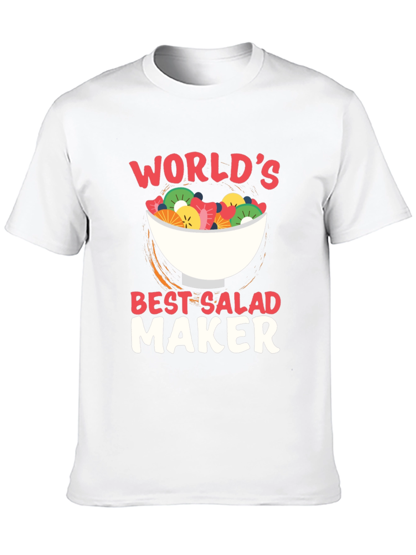 Black World's Best Salad Maker Graphic T-Shirt view 10