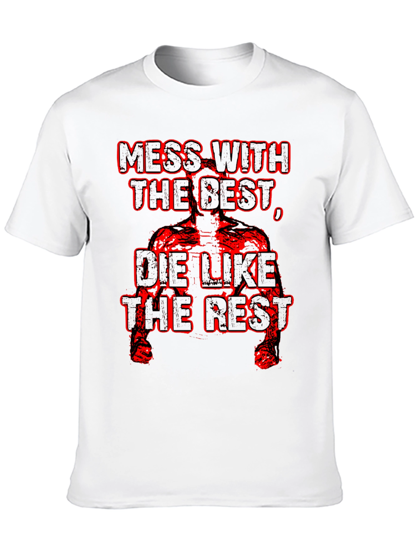 Black Mess With The Best Graphic Tee - Bold Statement T-Shirt view 10
