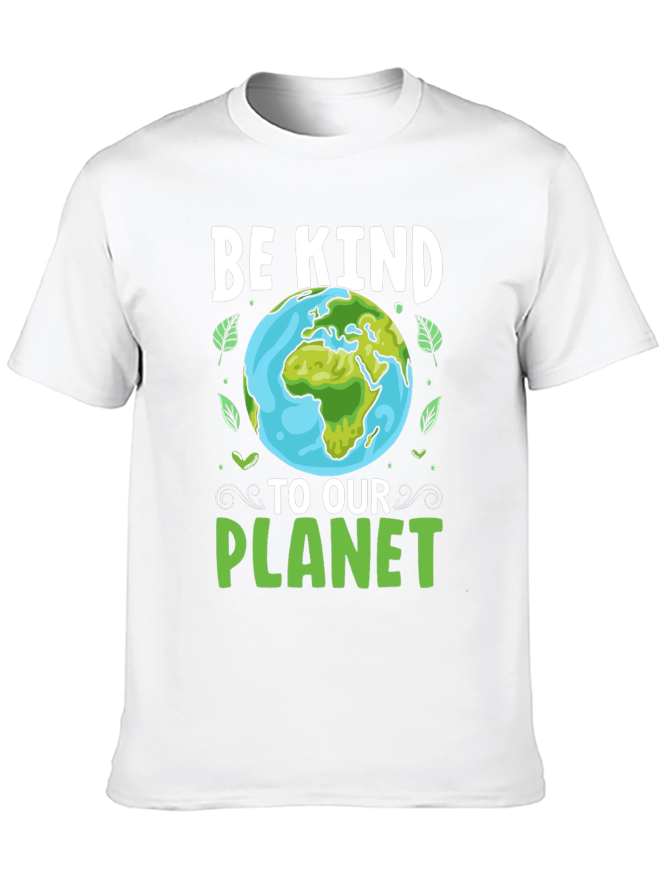 Black Be Kind To Our Planet Graphic Tee view 10
