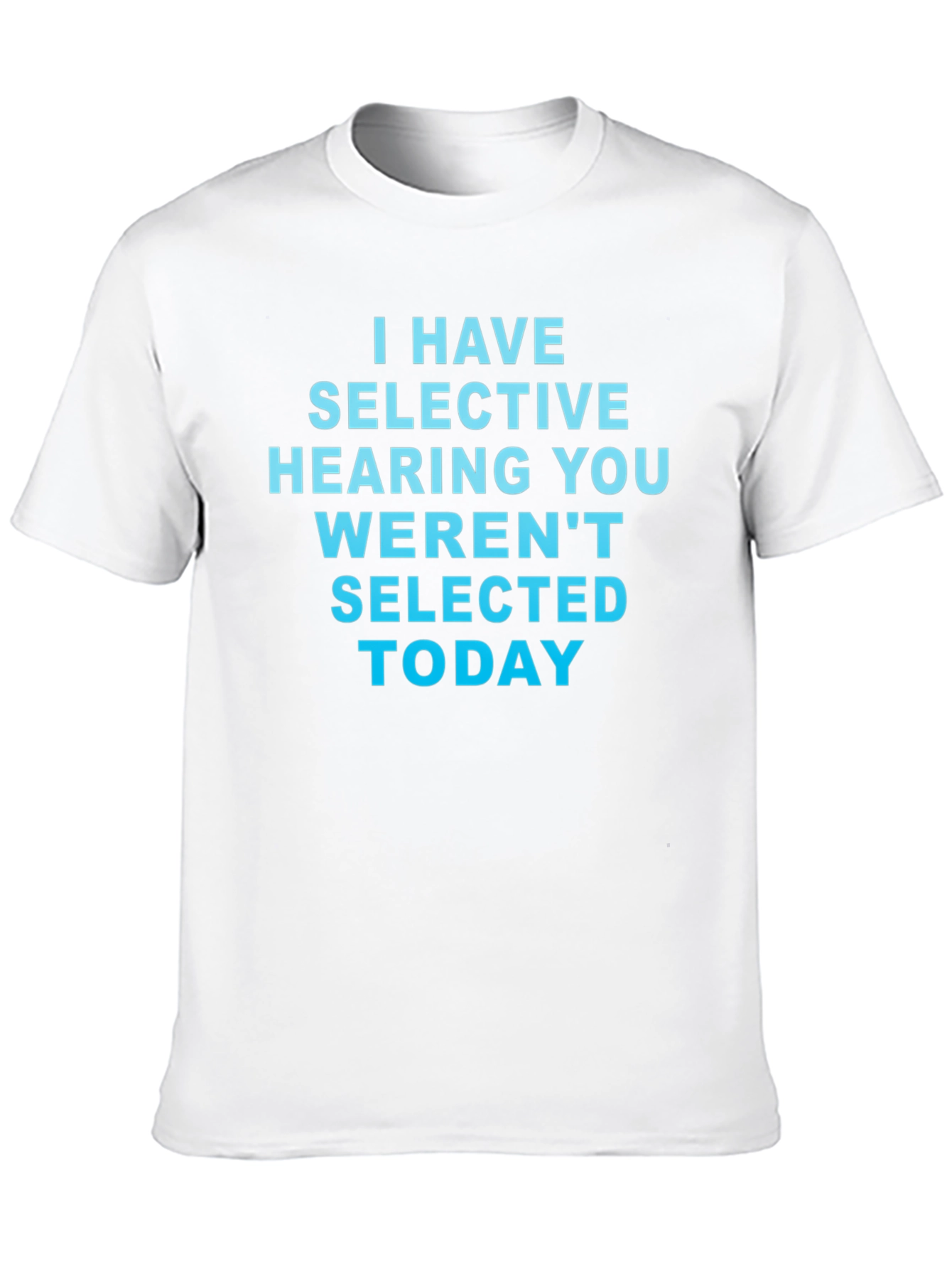 Black Selective Hearing Novelty Graphic Tee view 10