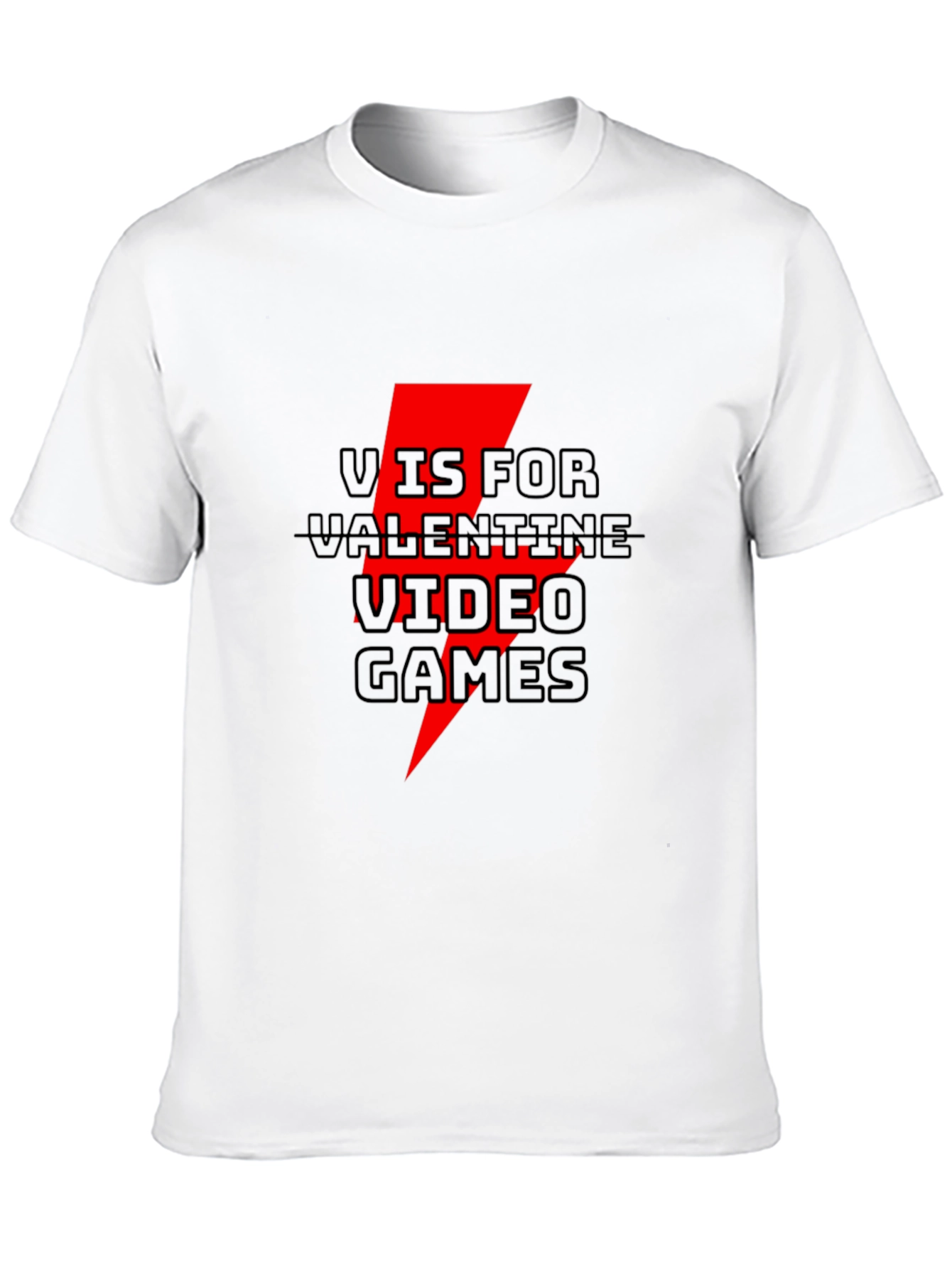 Black Valentine Video Games Graphic Tee view 10