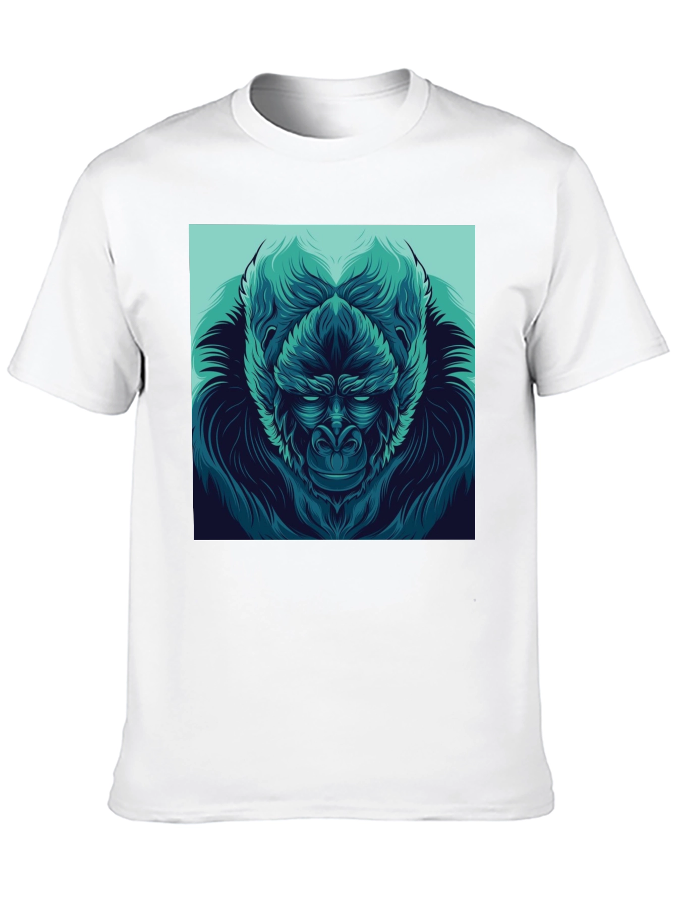 Black Gorilla Graphic Print Black T-Shirt view 10