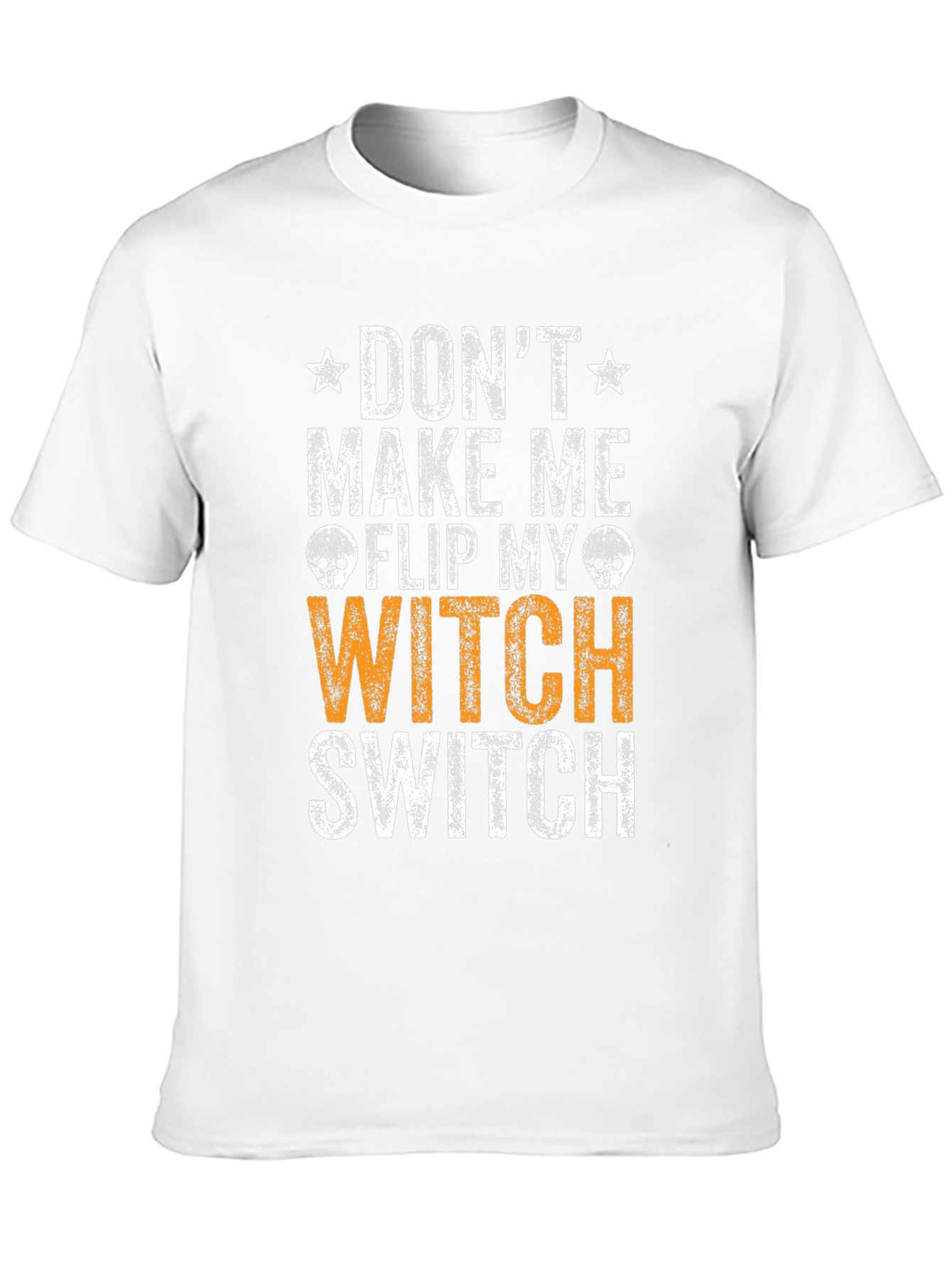 Black Don't Make Me Flip My Witch Switch T-Shirt view 10