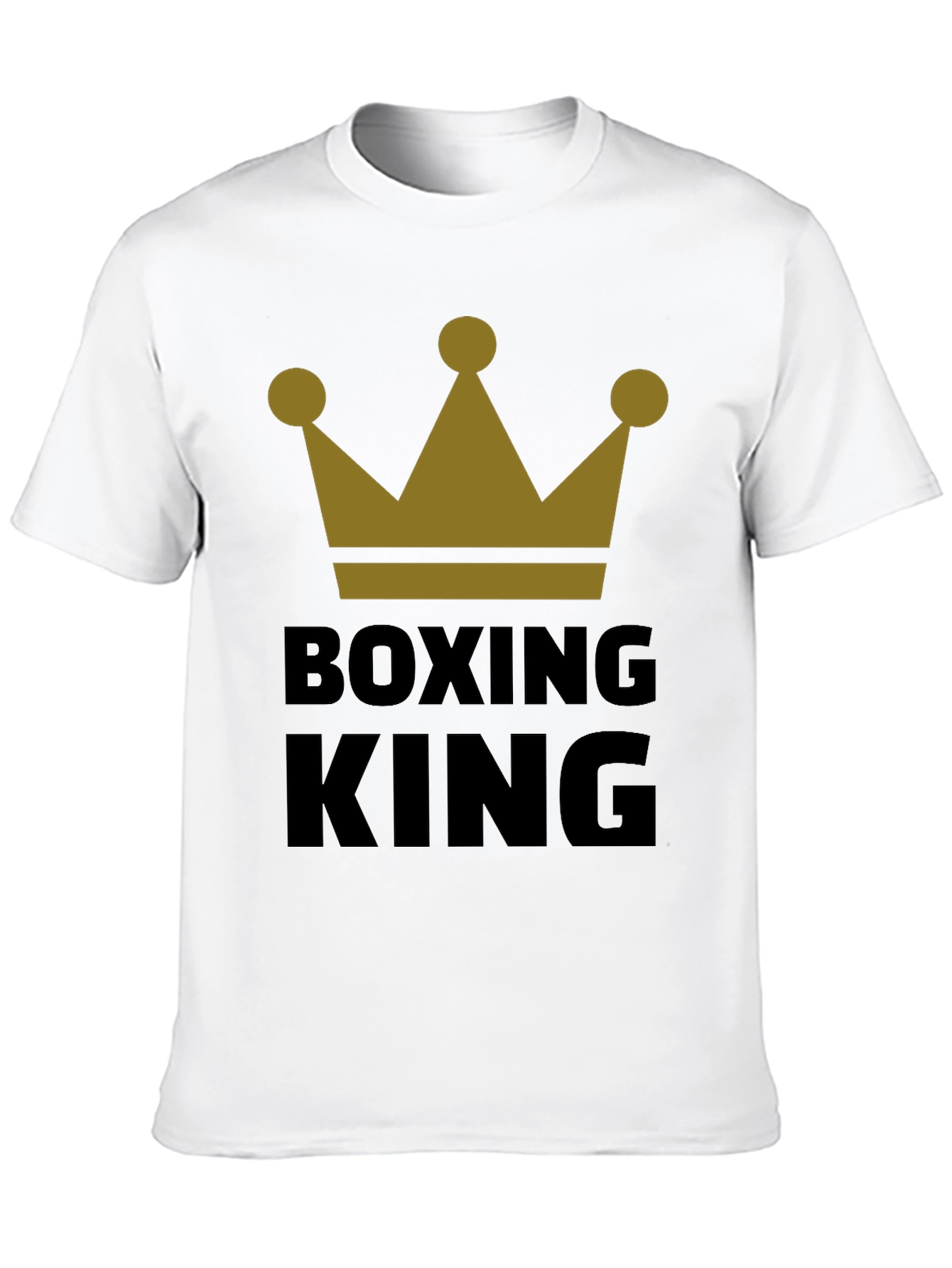 Black Boxing King Crown Graphic Tee - Black view 10