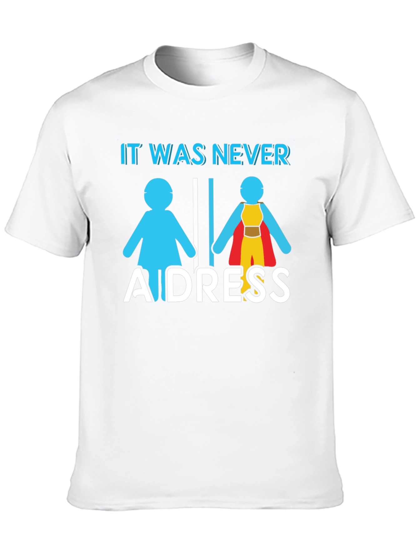 Black It Was Never A Dress T-Shirt view 10