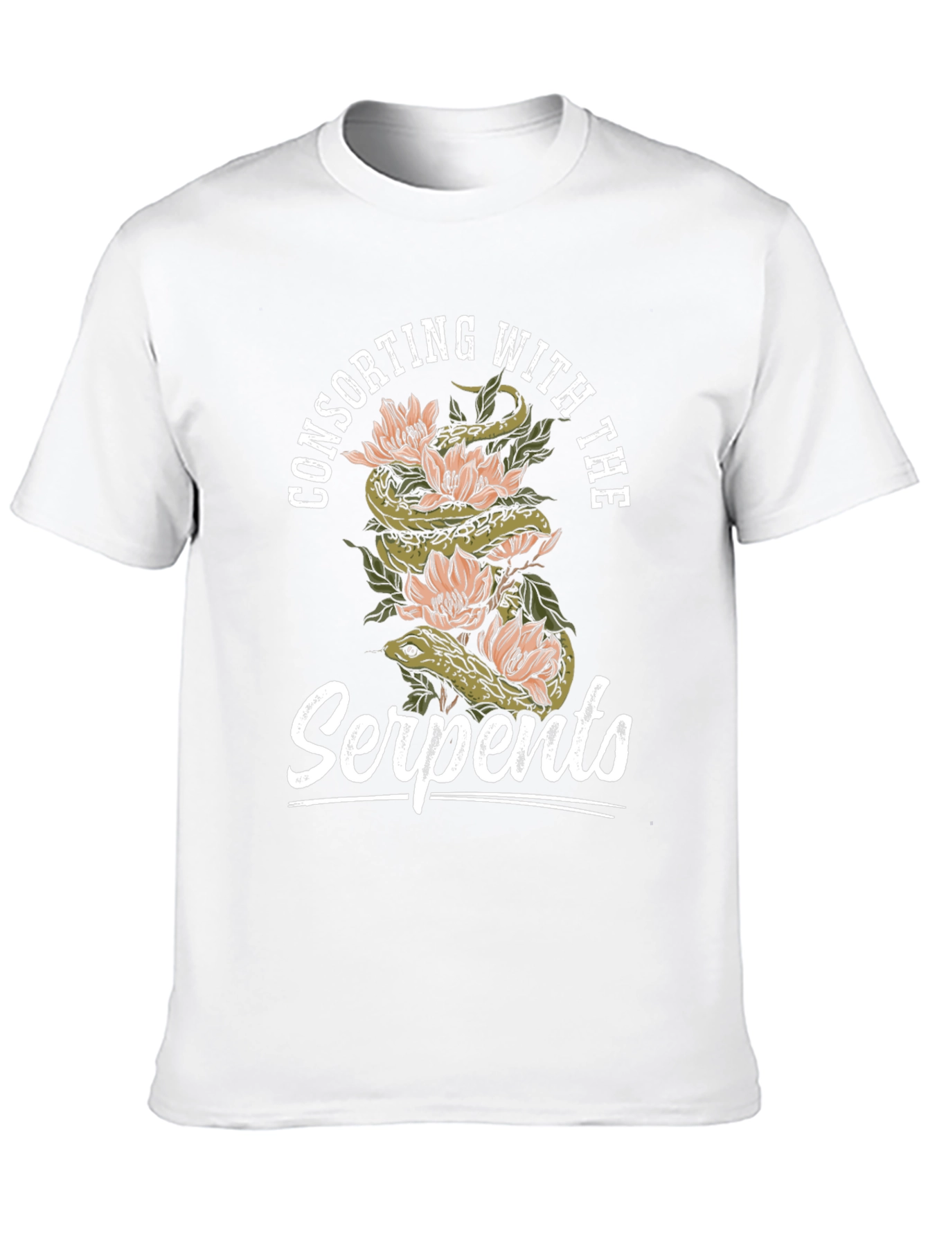 Black Consorting with Serpents Graphic Tee view 10