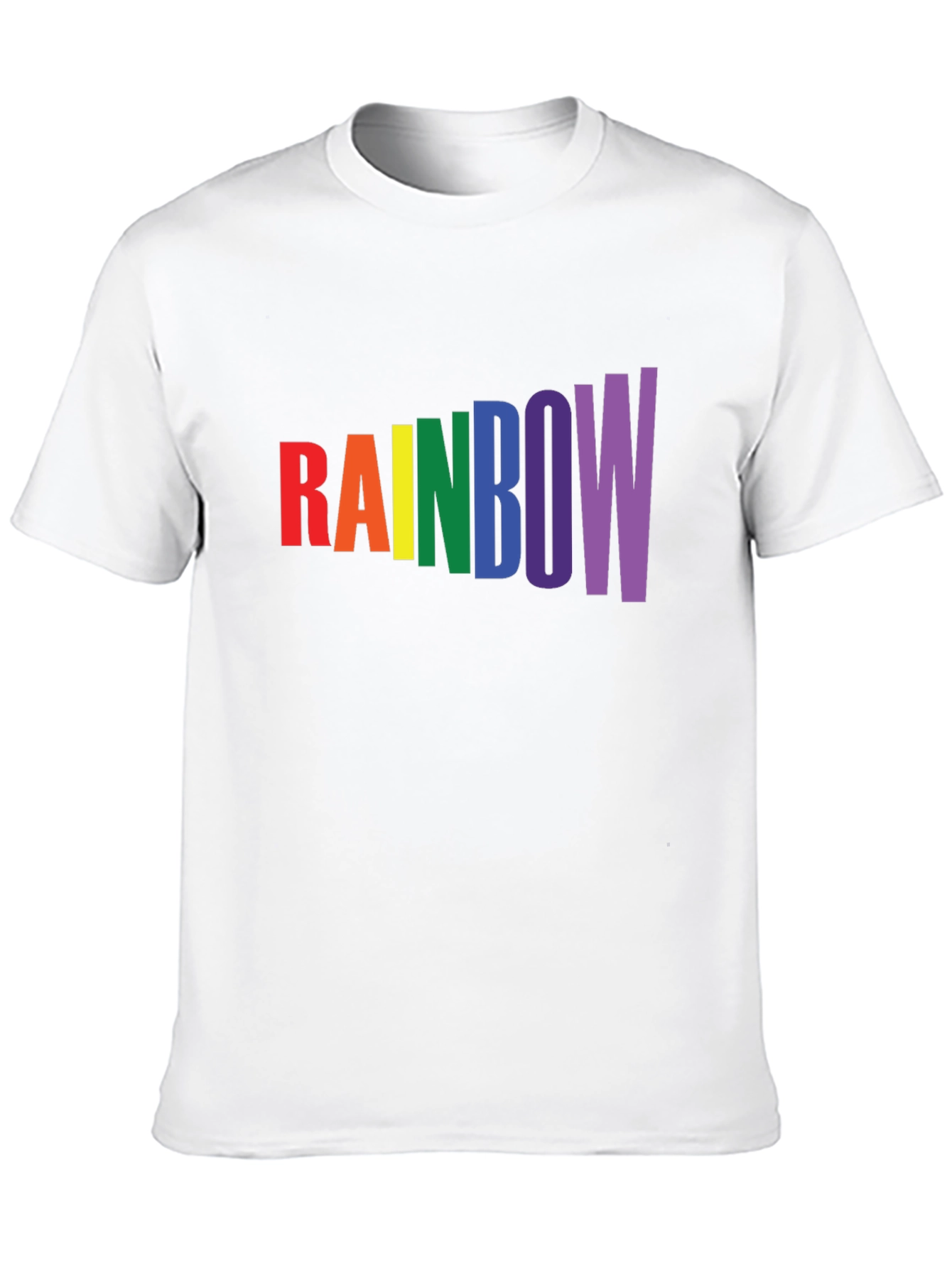 Black Rainbow Pride T-Shirt - Bold Colorful Design view 10