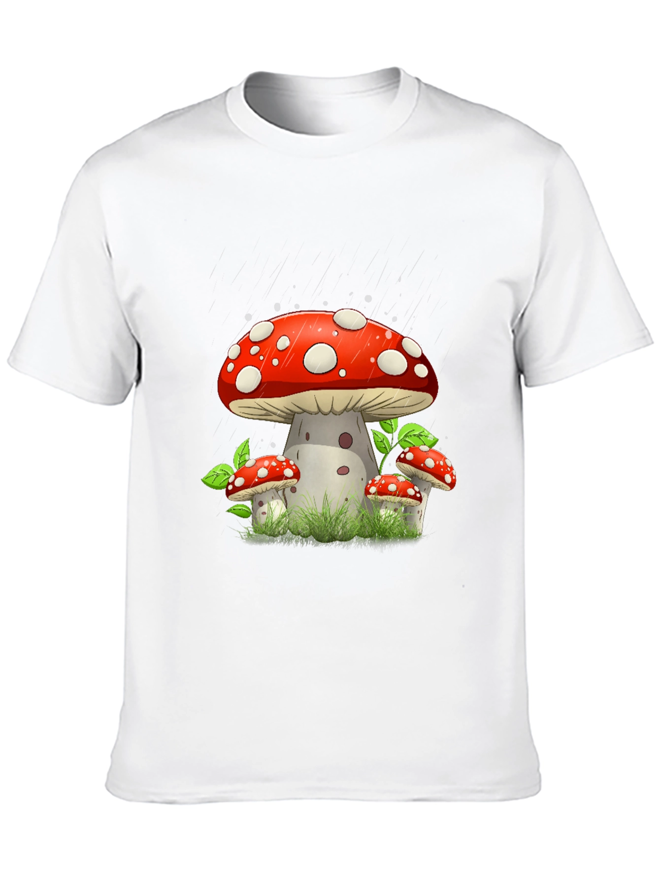 Black Mushroom Graphic Tee - Funky Style view 10