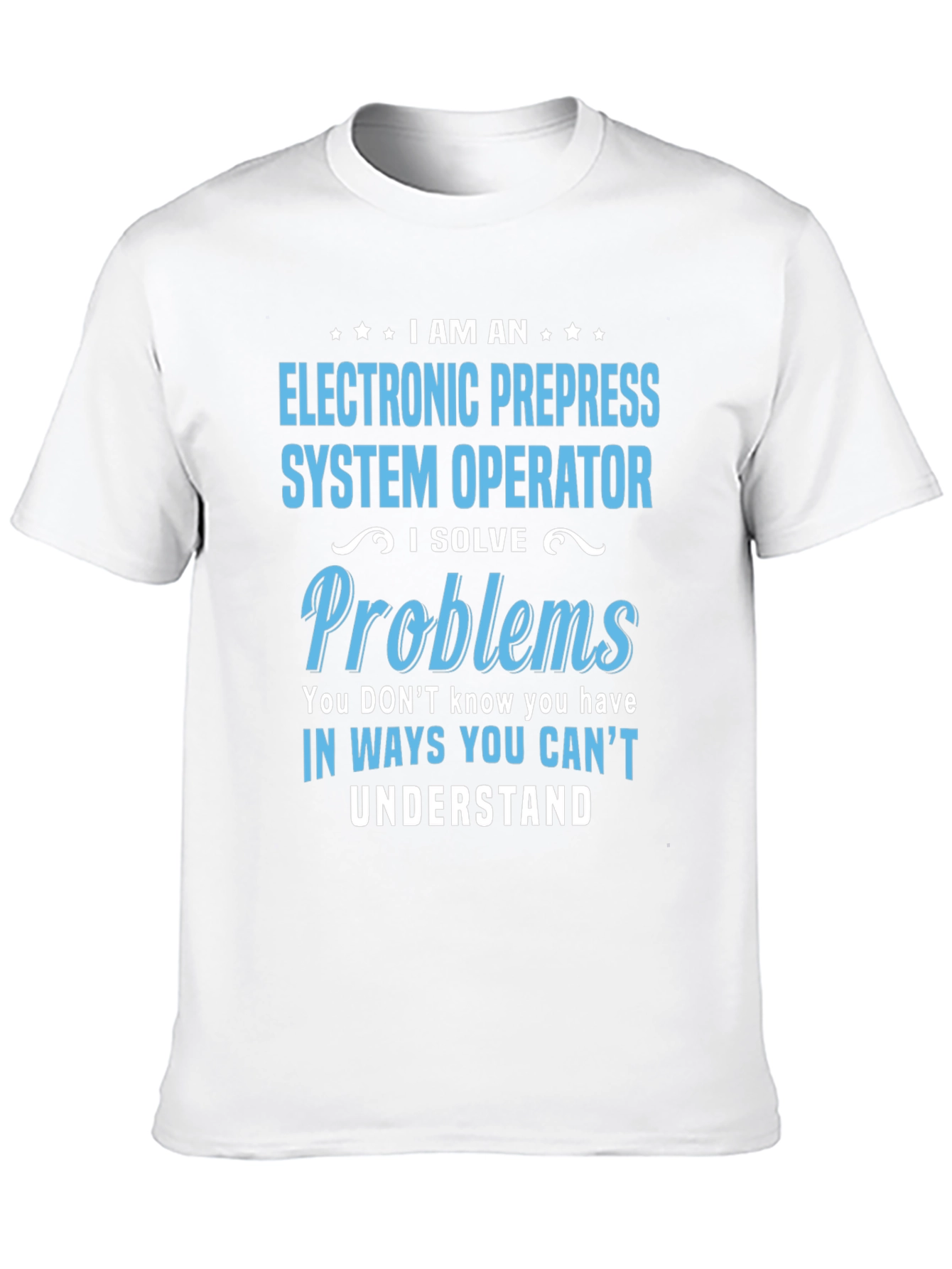 Black Electronic Prepress System Operator T-Shirt view 10