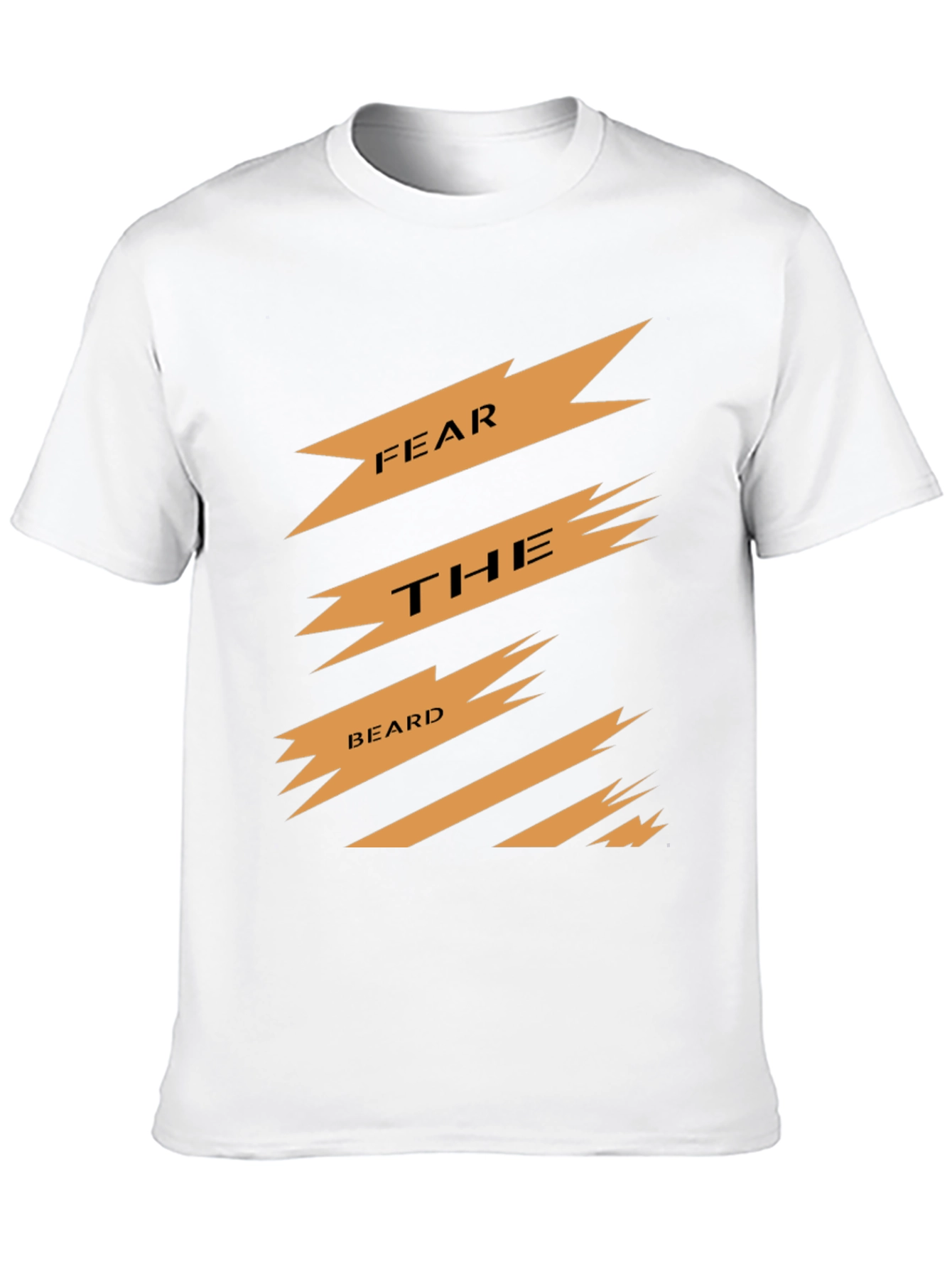 Black Fear The Beard Graphic Tee - Black T-Shirt view 10