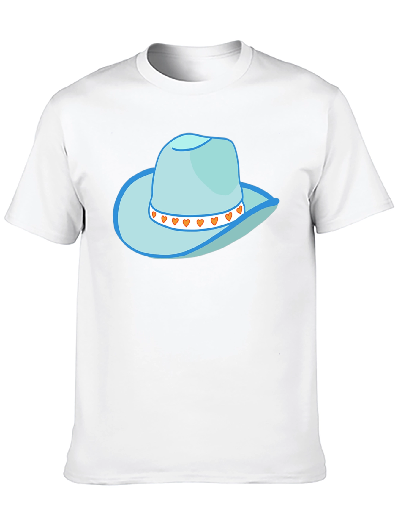 Black Cowboy Hat Graphic Tee - Stylish Western Style view 10