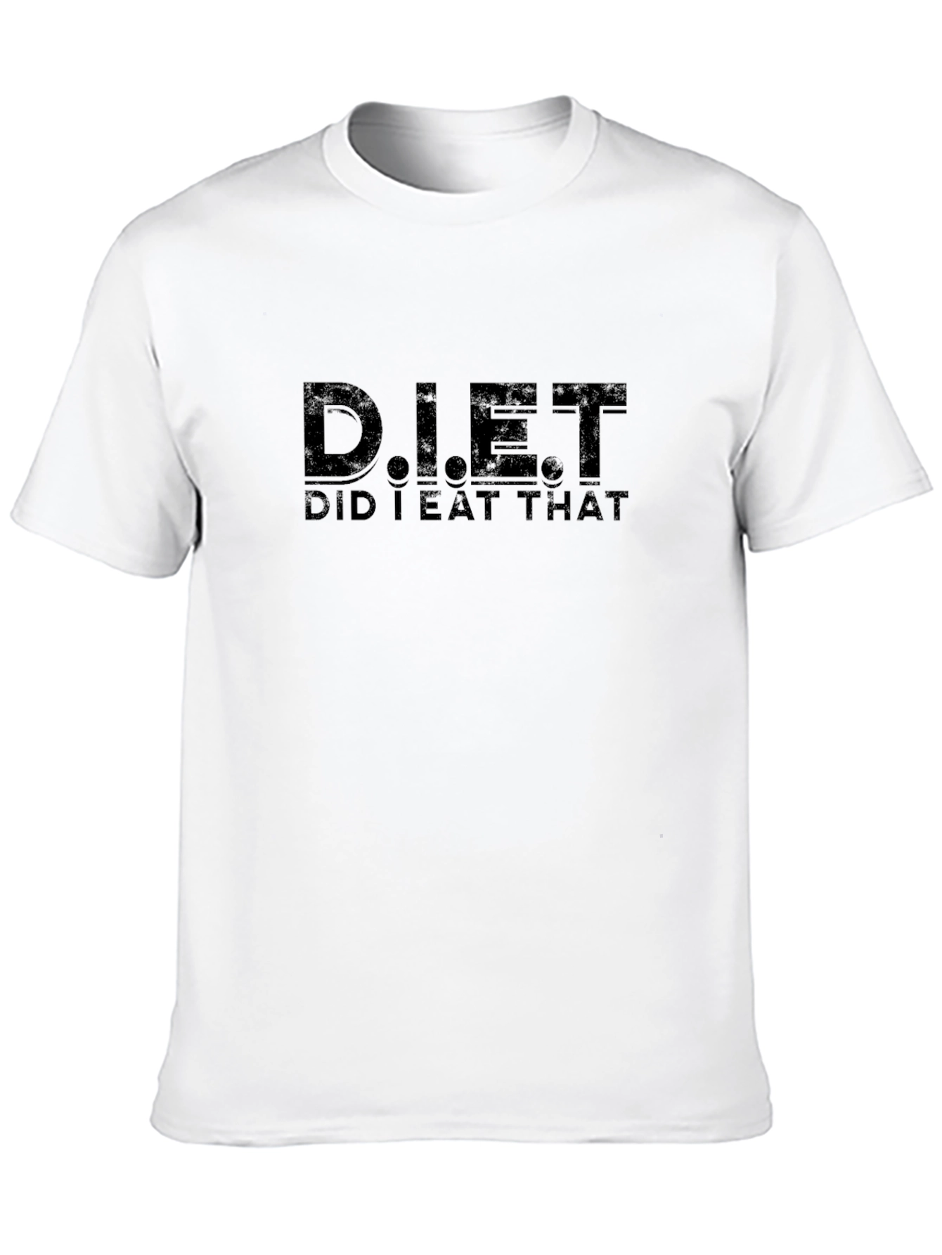 Black Diet Did I Eat That Funny Graphic T-Shirt view 10